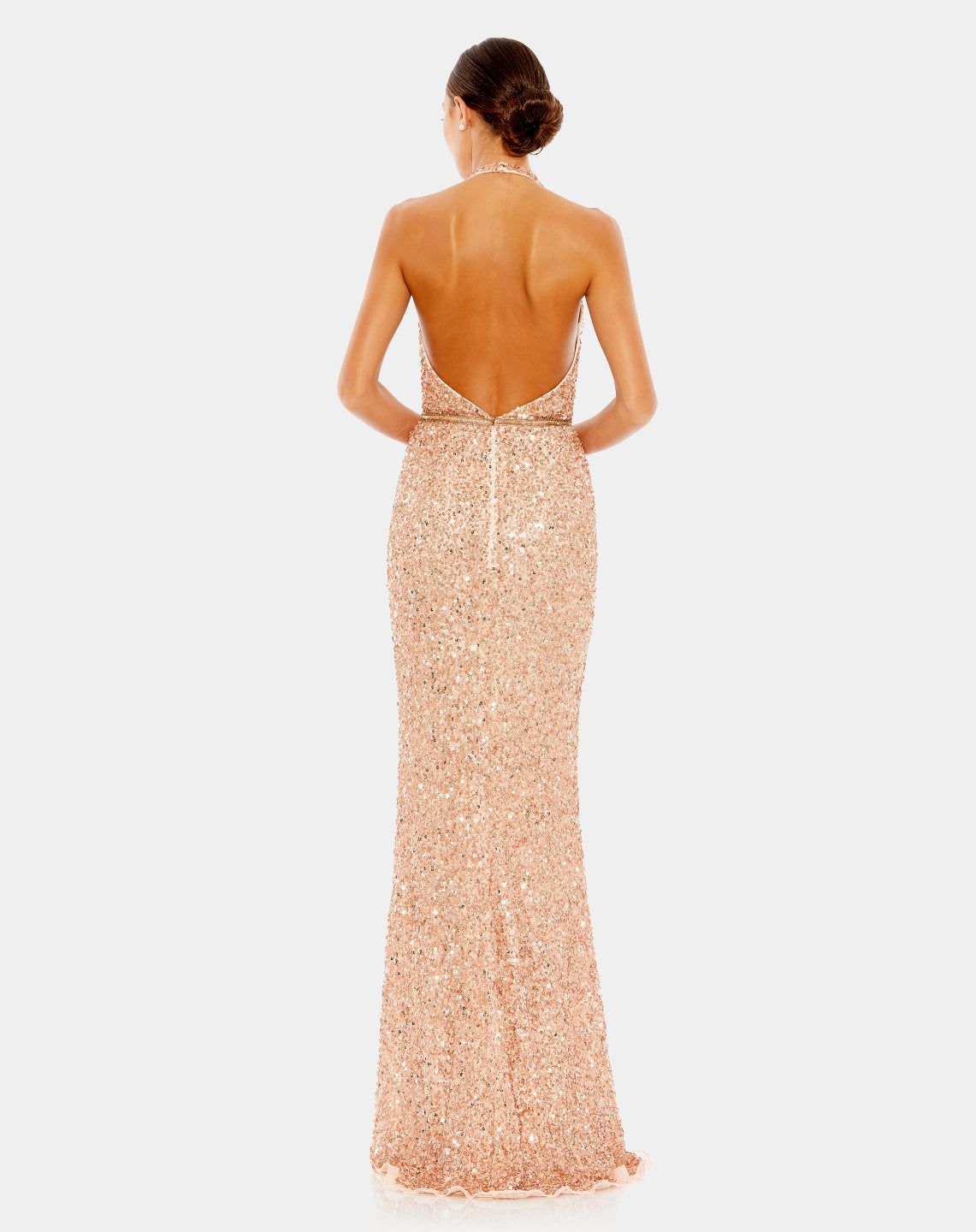 Sleeveless Halter Neck Gown sold by Lord & Taylor product image thumbnail 5