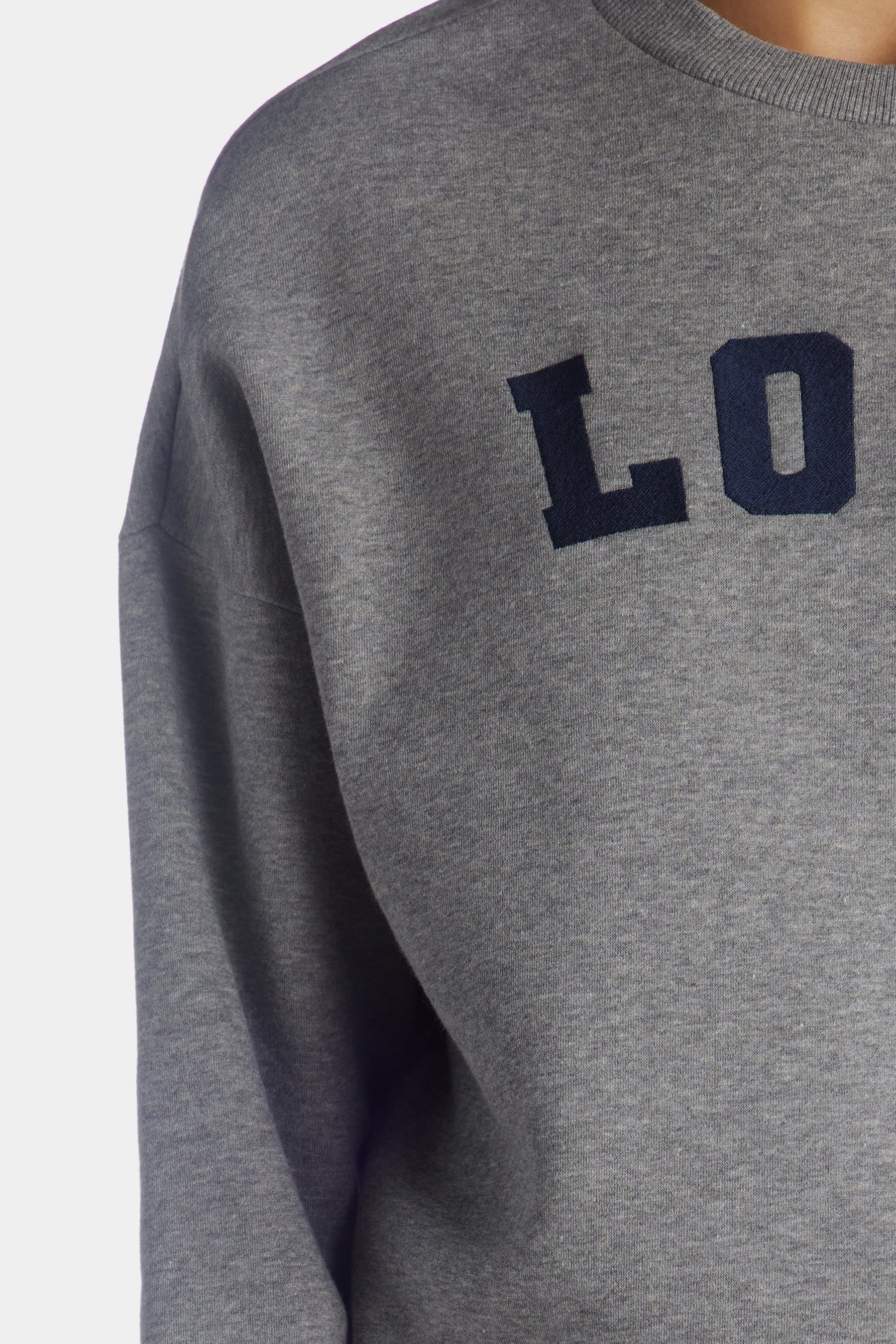 Love Crew Neck Fleece Sweatshirt sold by Lord & Taylor product image thumbnail 5
