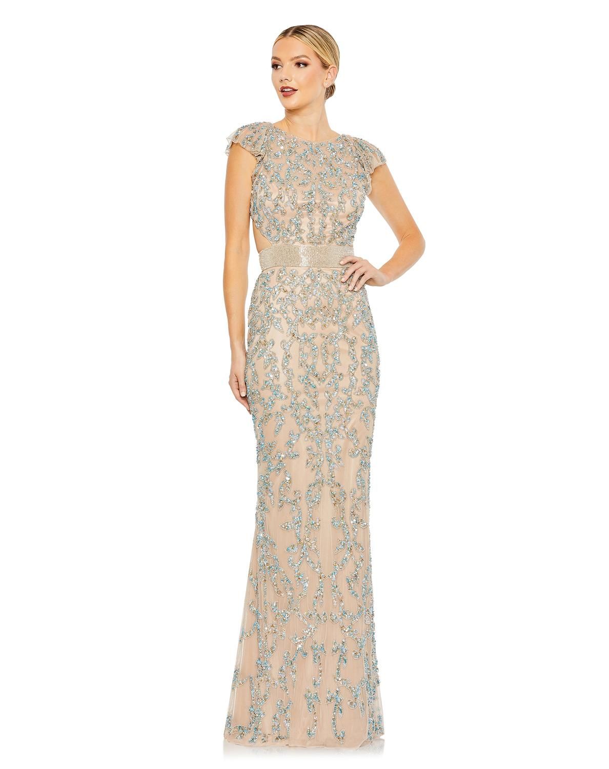 Off The Shoulder Ruched A Line Gown sold by Lord & Taylor product image thumbnail 5