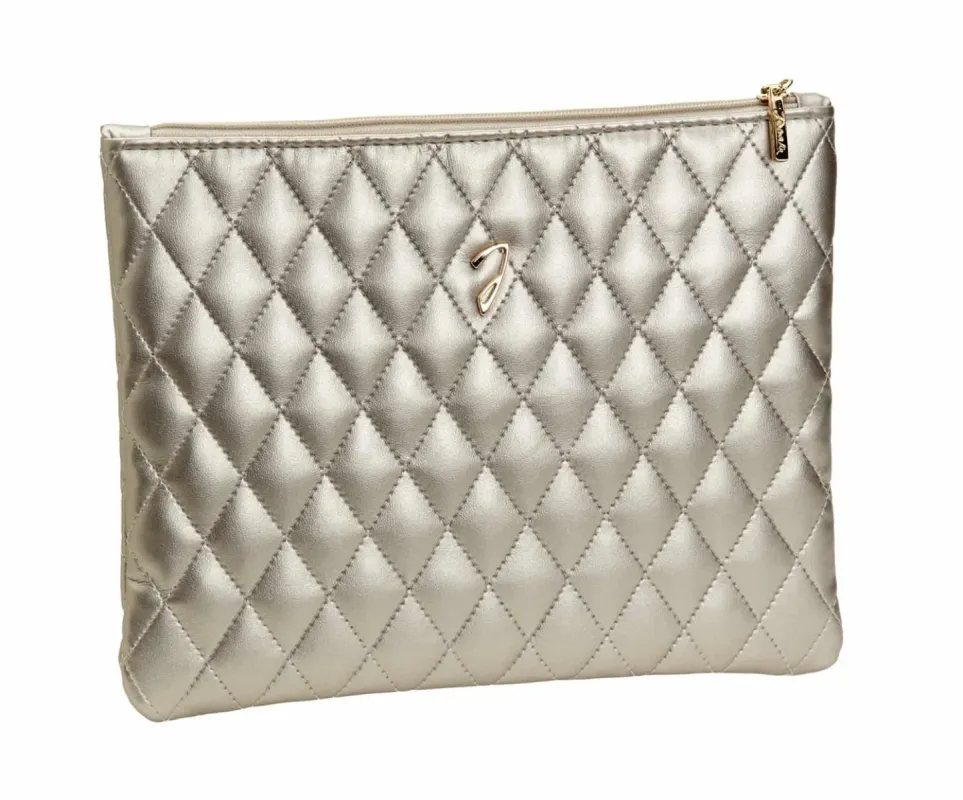 Quilted Cosmetic Bag - Large sold by Lord & Taylor