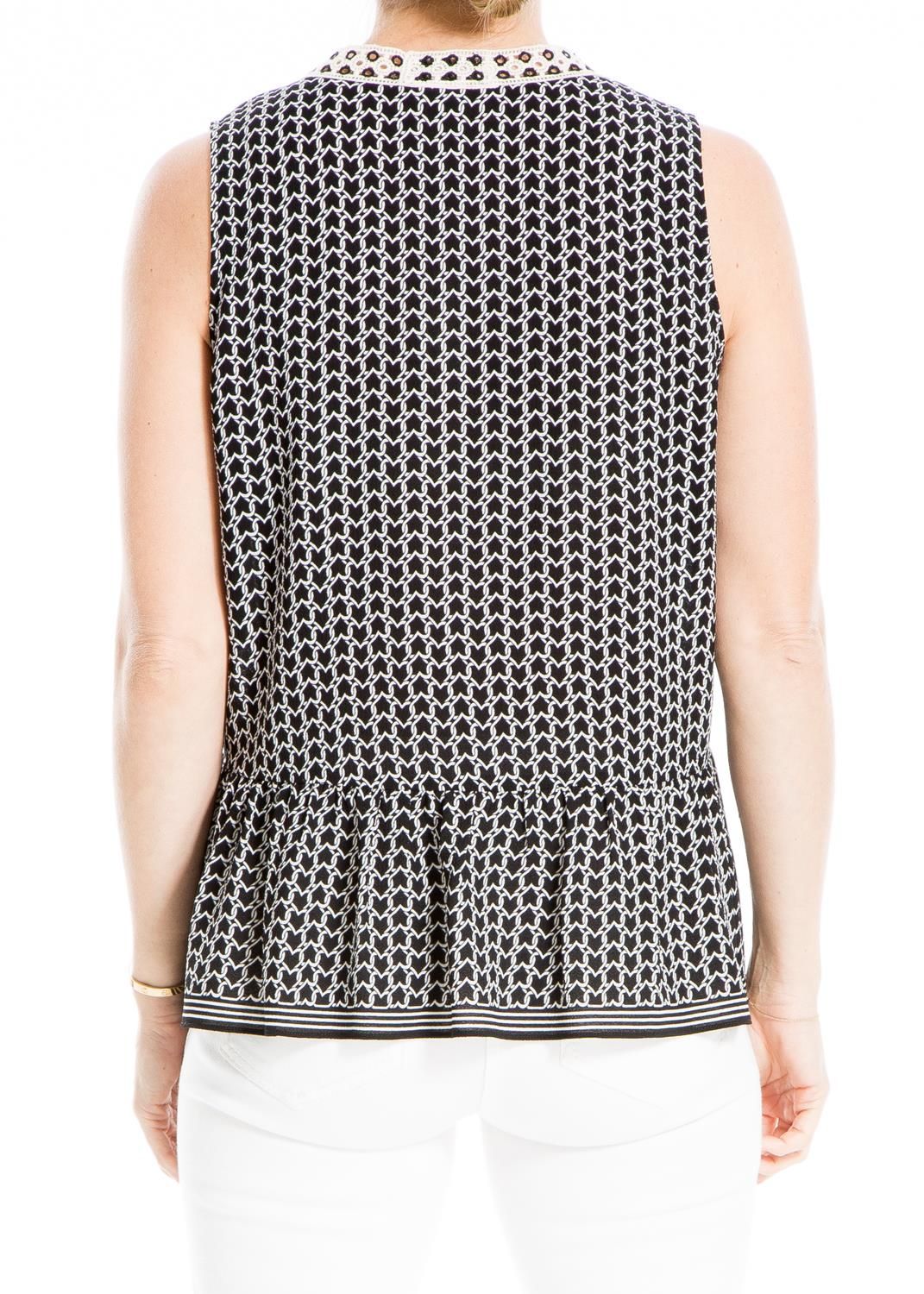 Crepe Sleeveless Yoke Top sold by Lord & Taylor product image thumbnail 3
