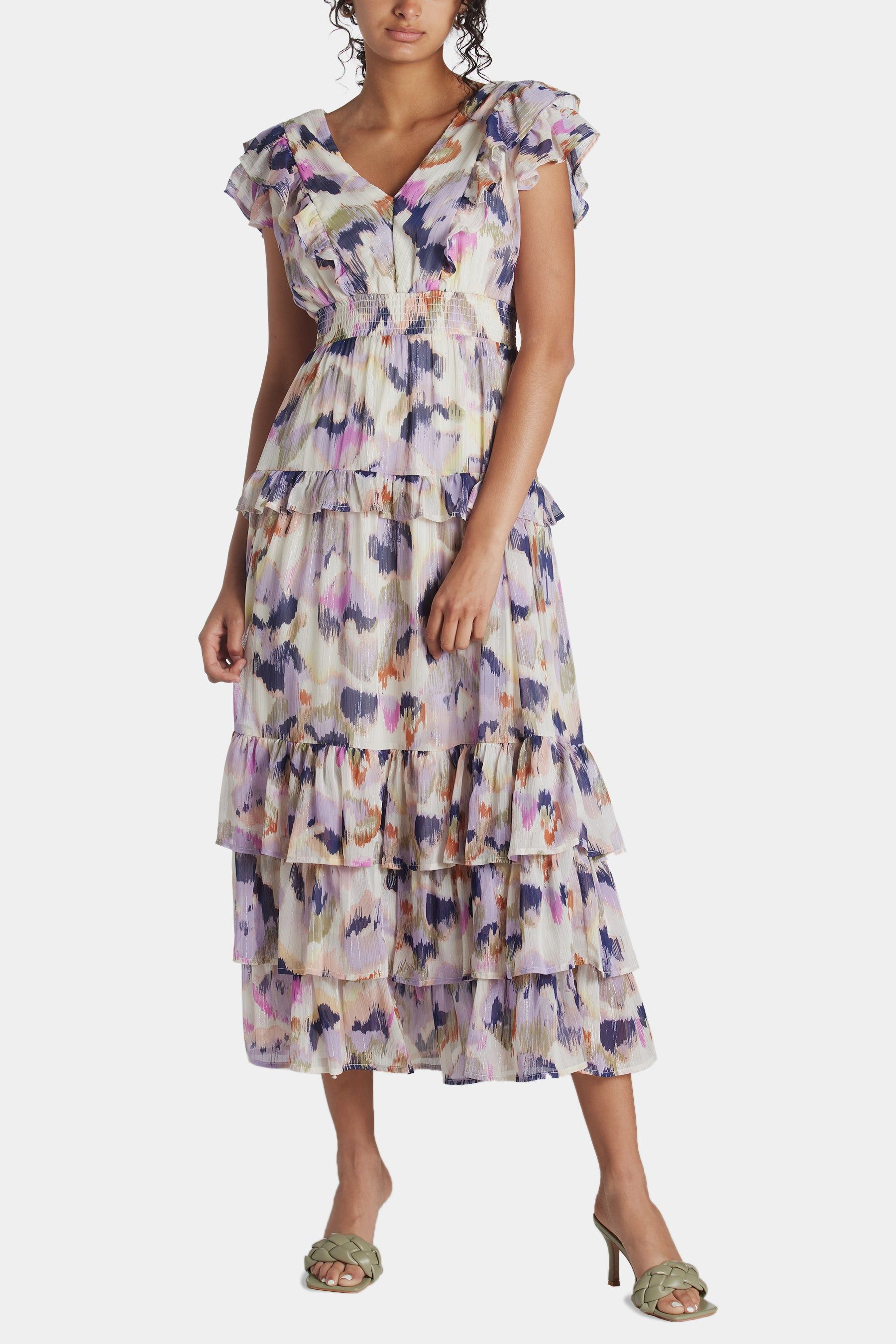 Tiered Ruffle Maxi Dress sold by Lord & Taylor product image thumbnail 5