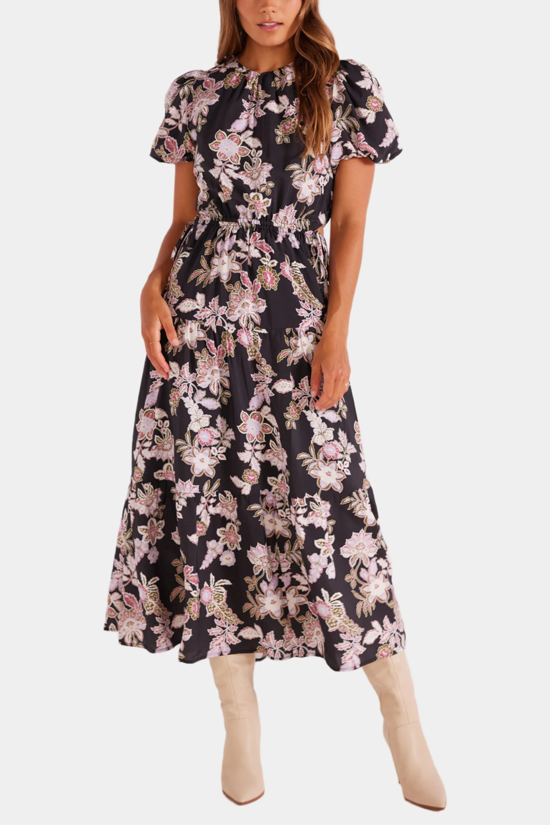 Willow Floral Tiered Dress sold by Lord & Taylor