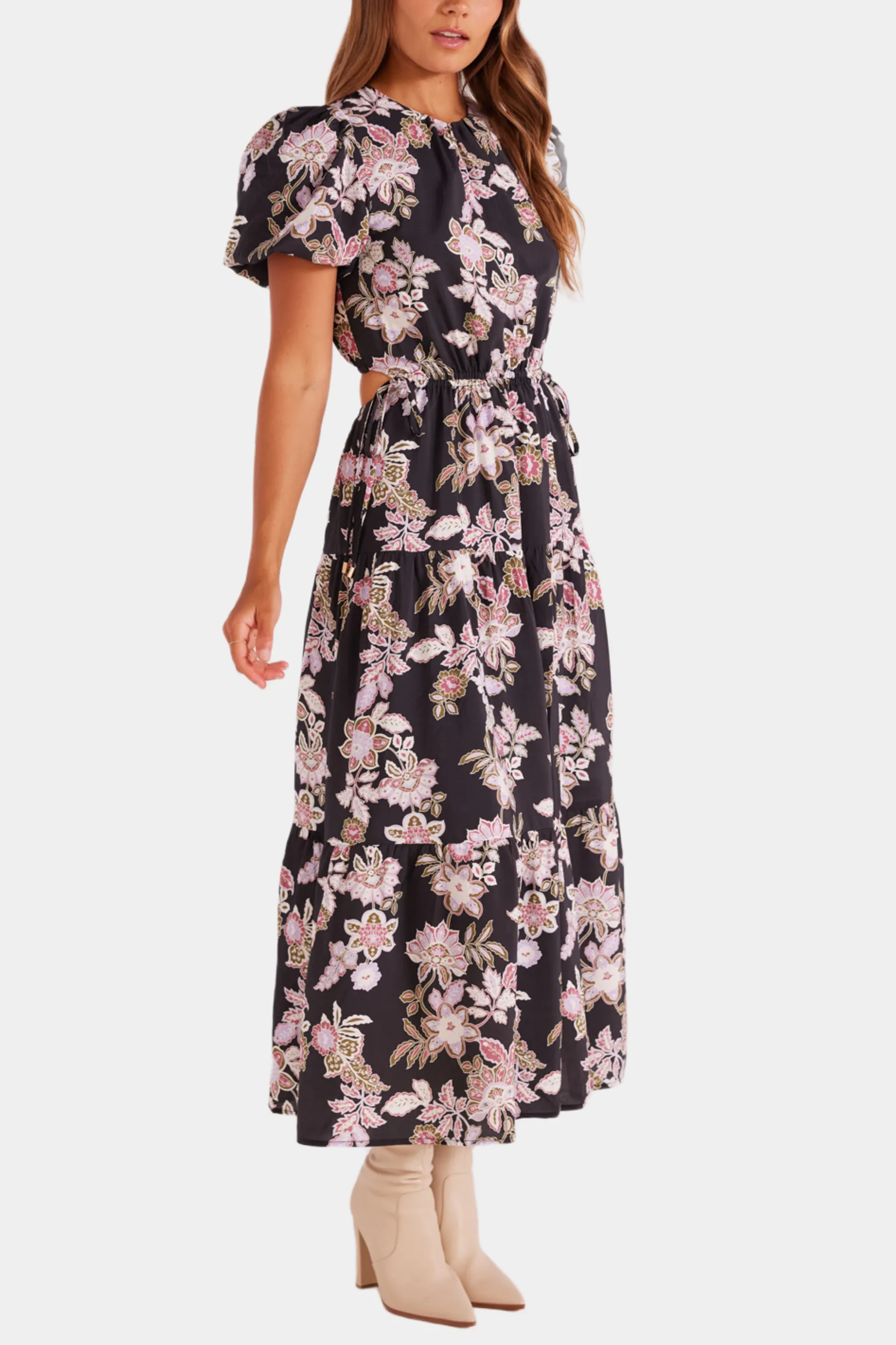 Willow Floral Tiered Dress sold by Lord & Taylor product image thumbnail 4