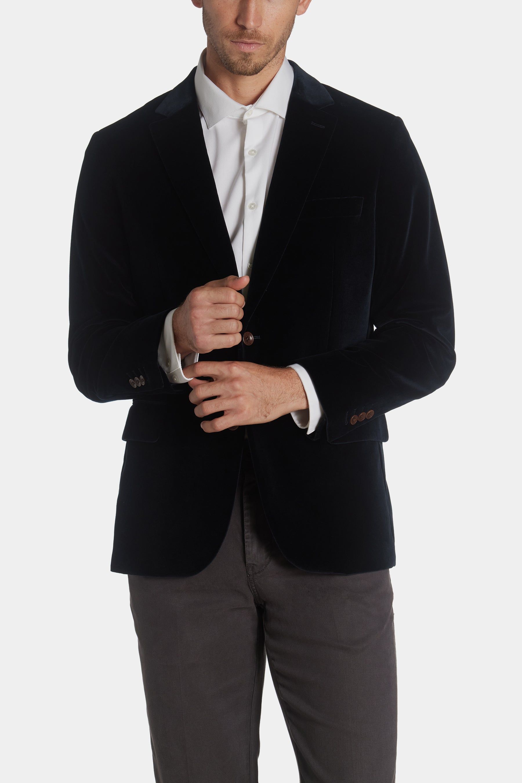 Italian Velvet Slim Fit Blazer sold by Lord & Taylor product image thumbnail 6