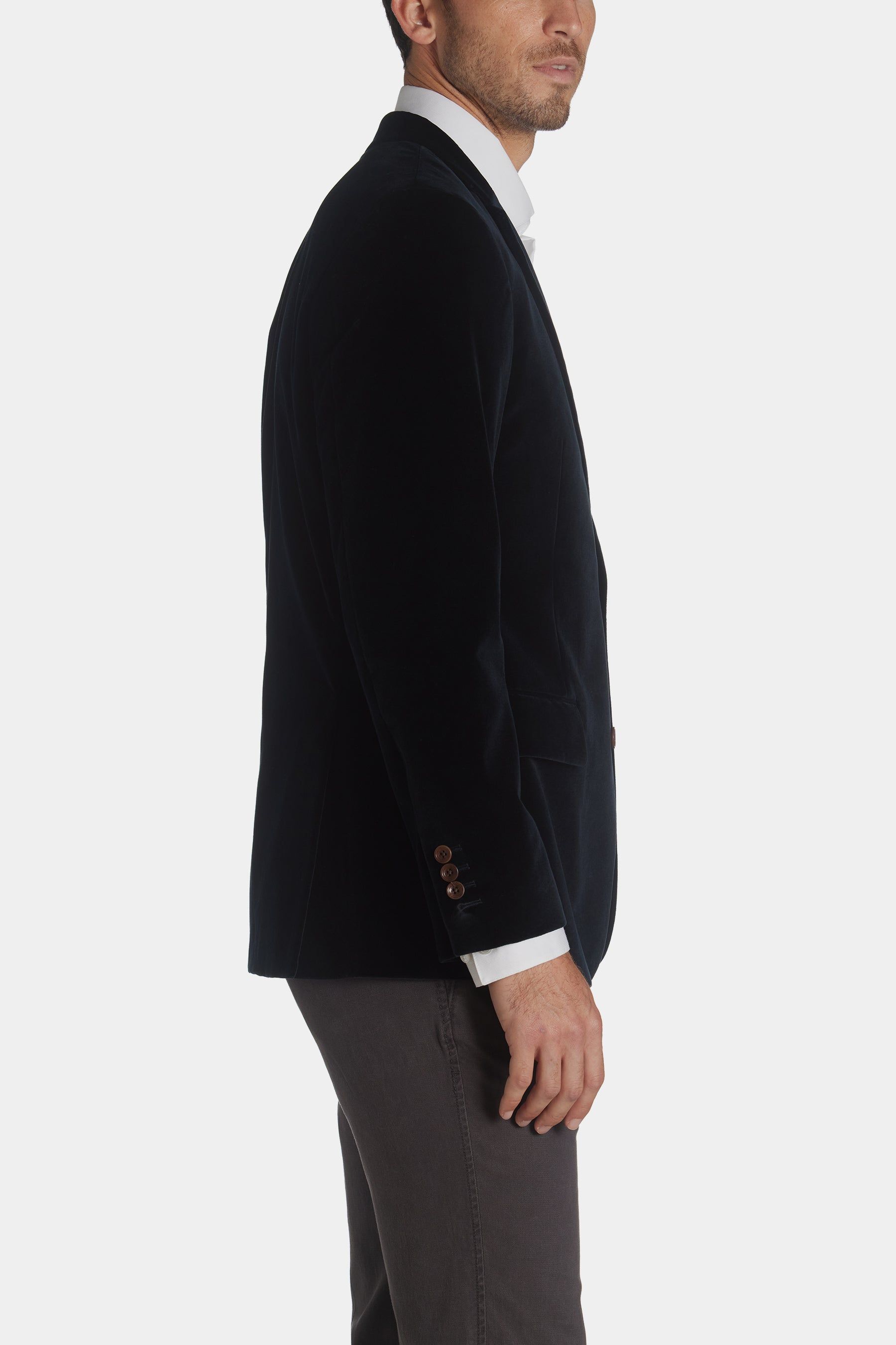 Italian Velvet Slim Fit Blazer sold by Lord & Taylor product image thumbnail 3