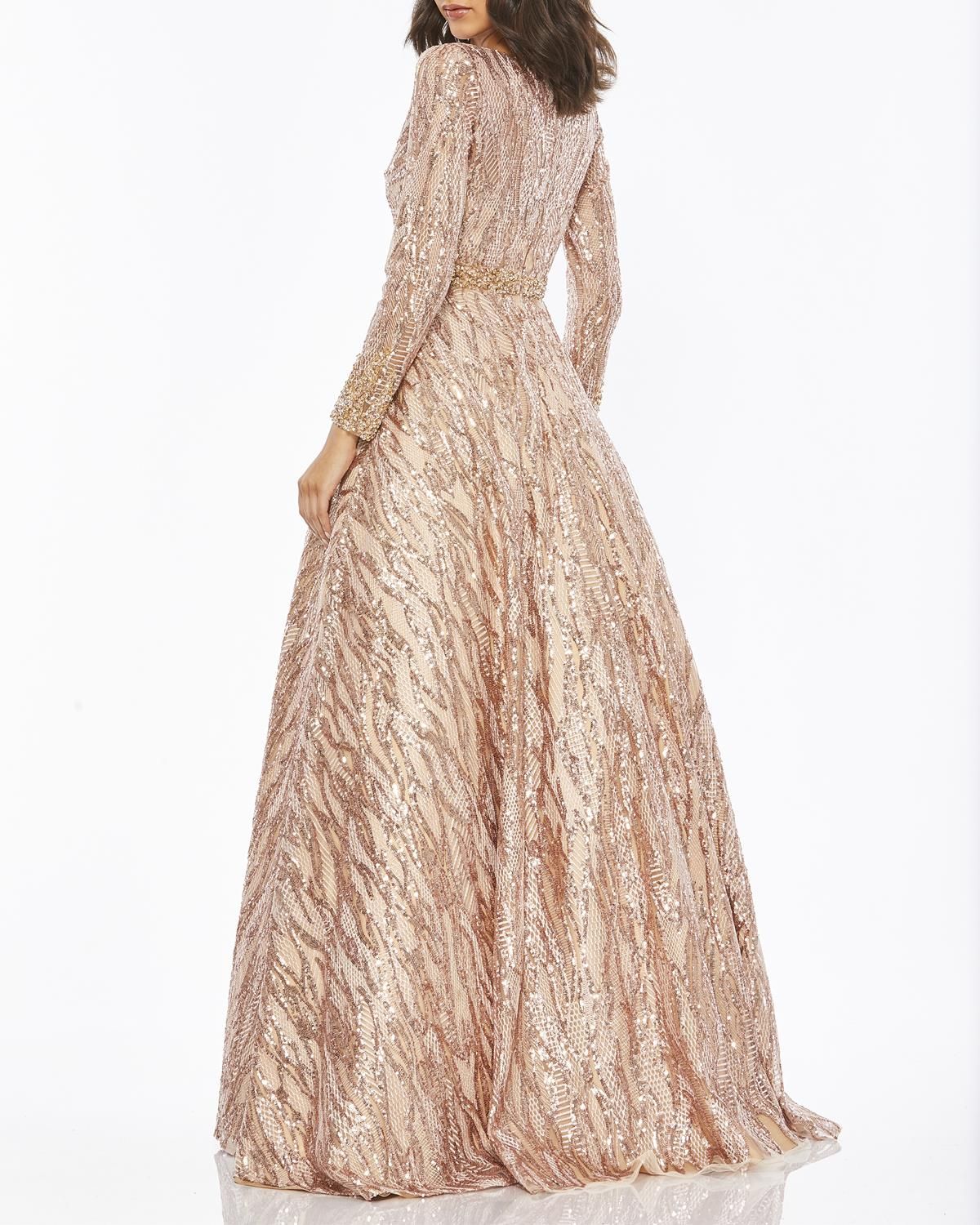 Long Sleeve Ballgown sold by Lord & Taylor product image thumbnail 2