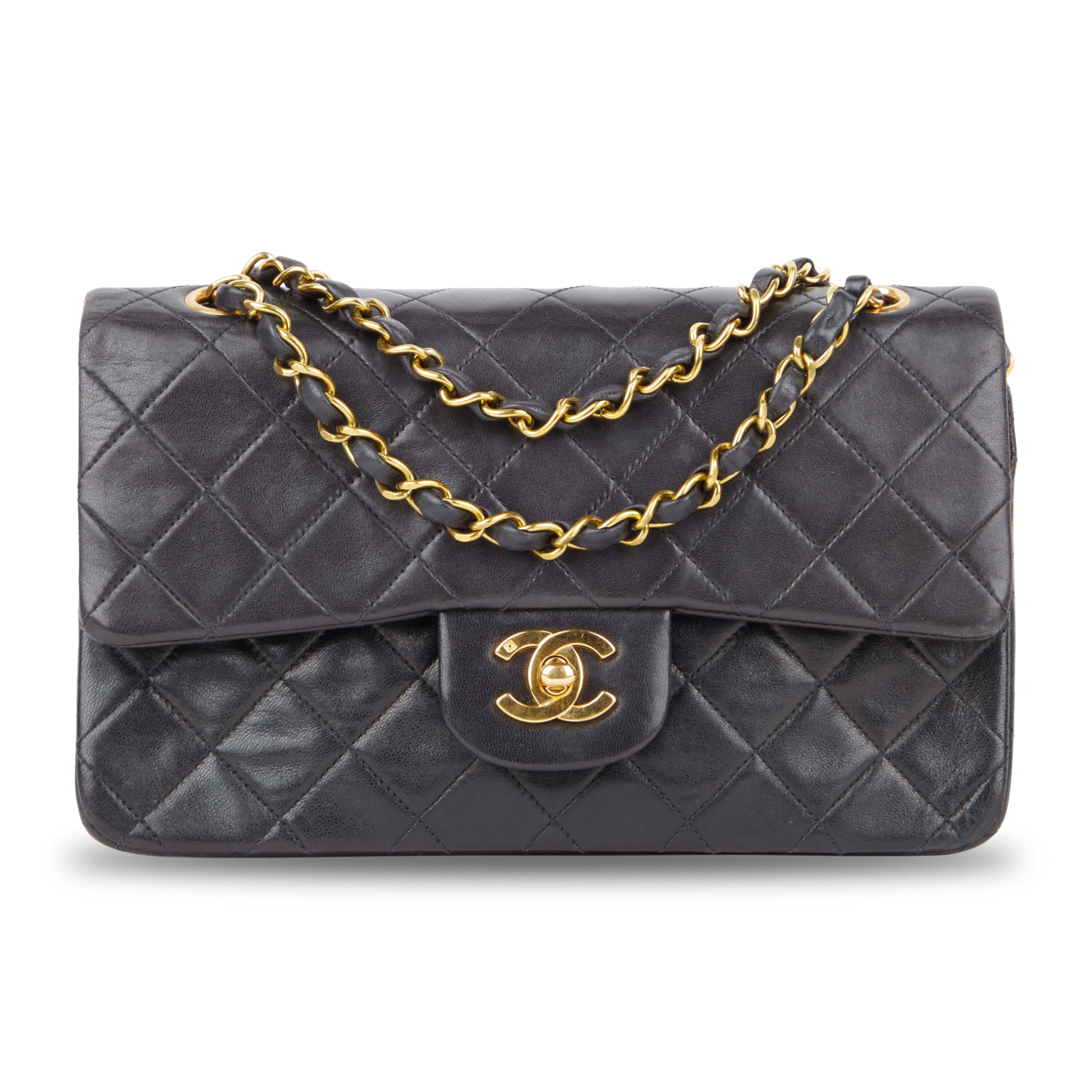 Small Classic Lambskin Double Flap GHW Bag sold by Lord & Taylor product image thumbnail 7