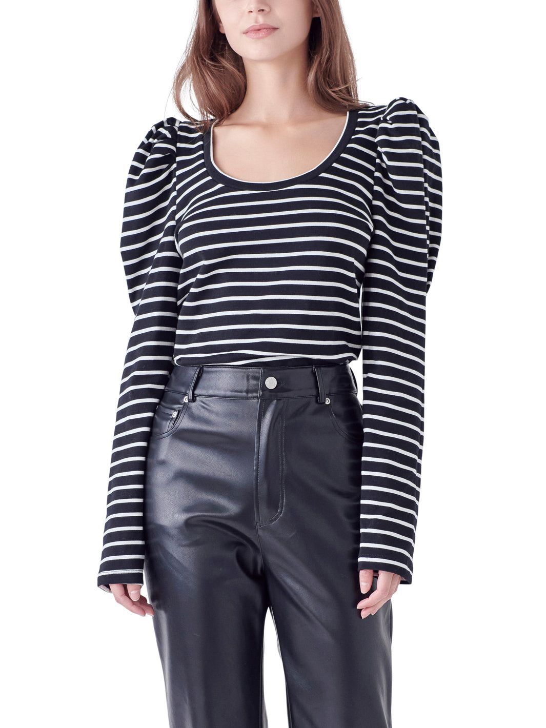 Puff Sleeve Knit Top sold by Lord & Taylor product image thumbnail 6