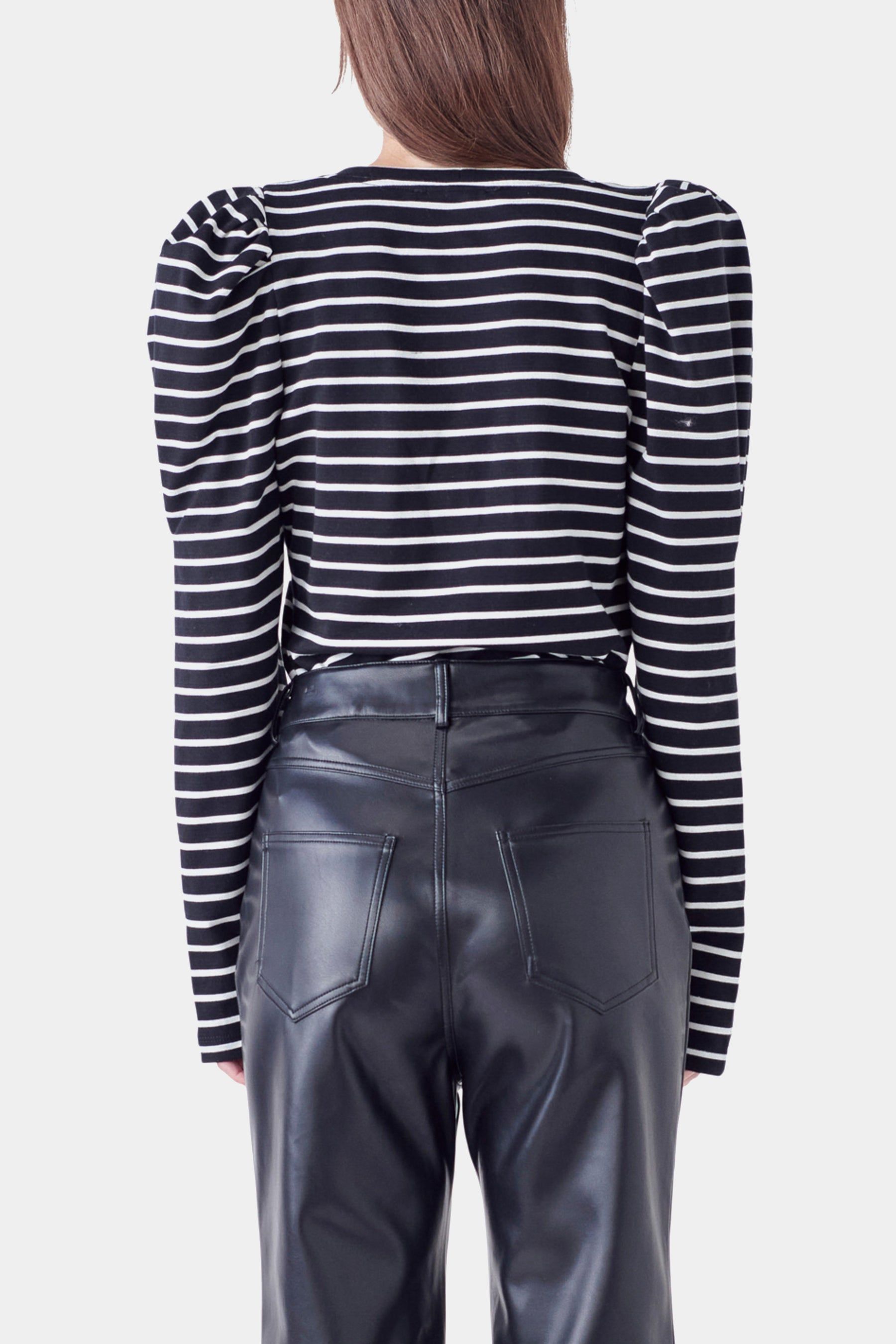 Puff Sleeve Knit Top sold by Lord & Taylor product image thumbnail 4