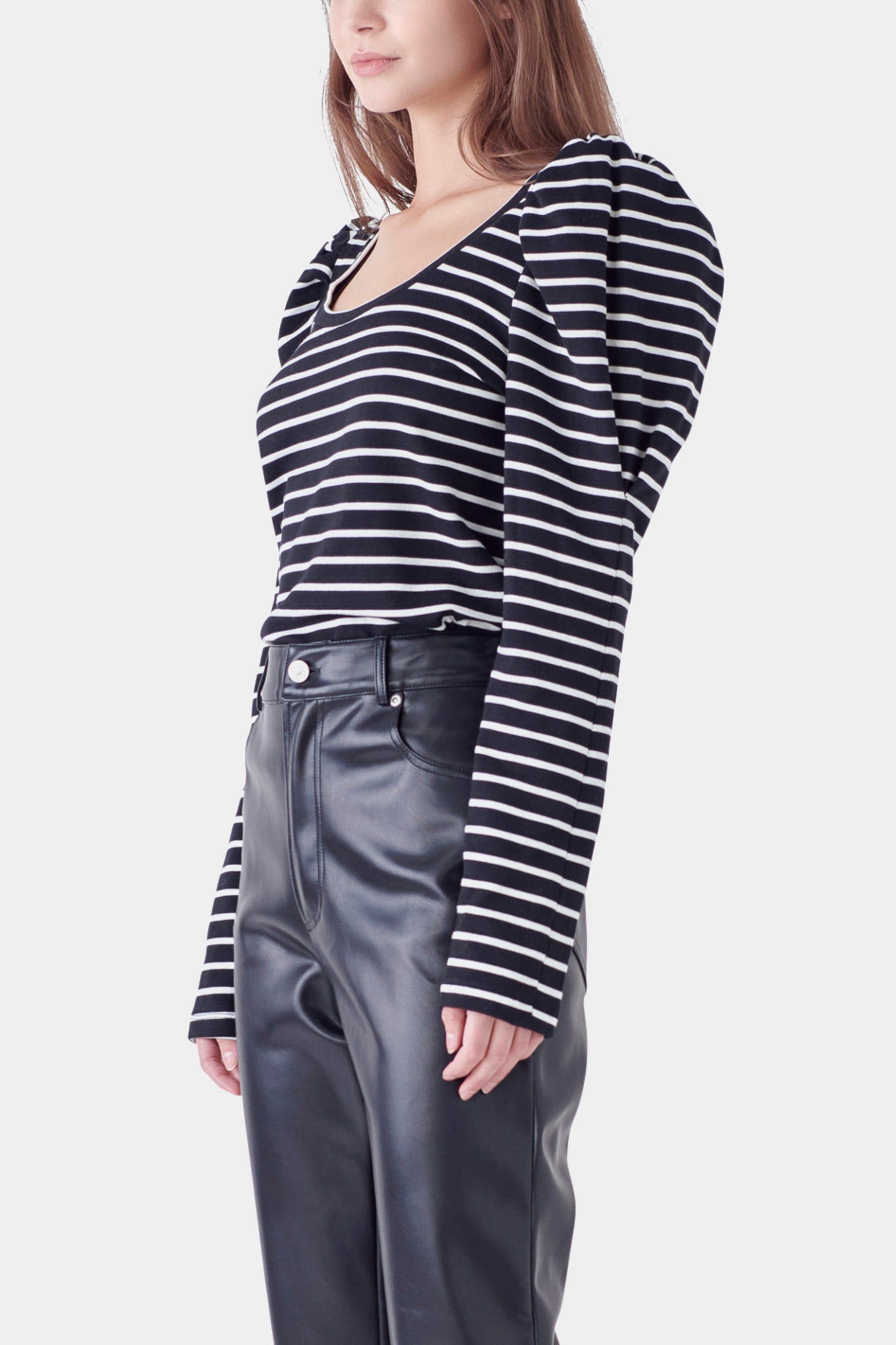 Puff Sleeve Knit Top sold by Lord & Taylor product image thumbnail 5