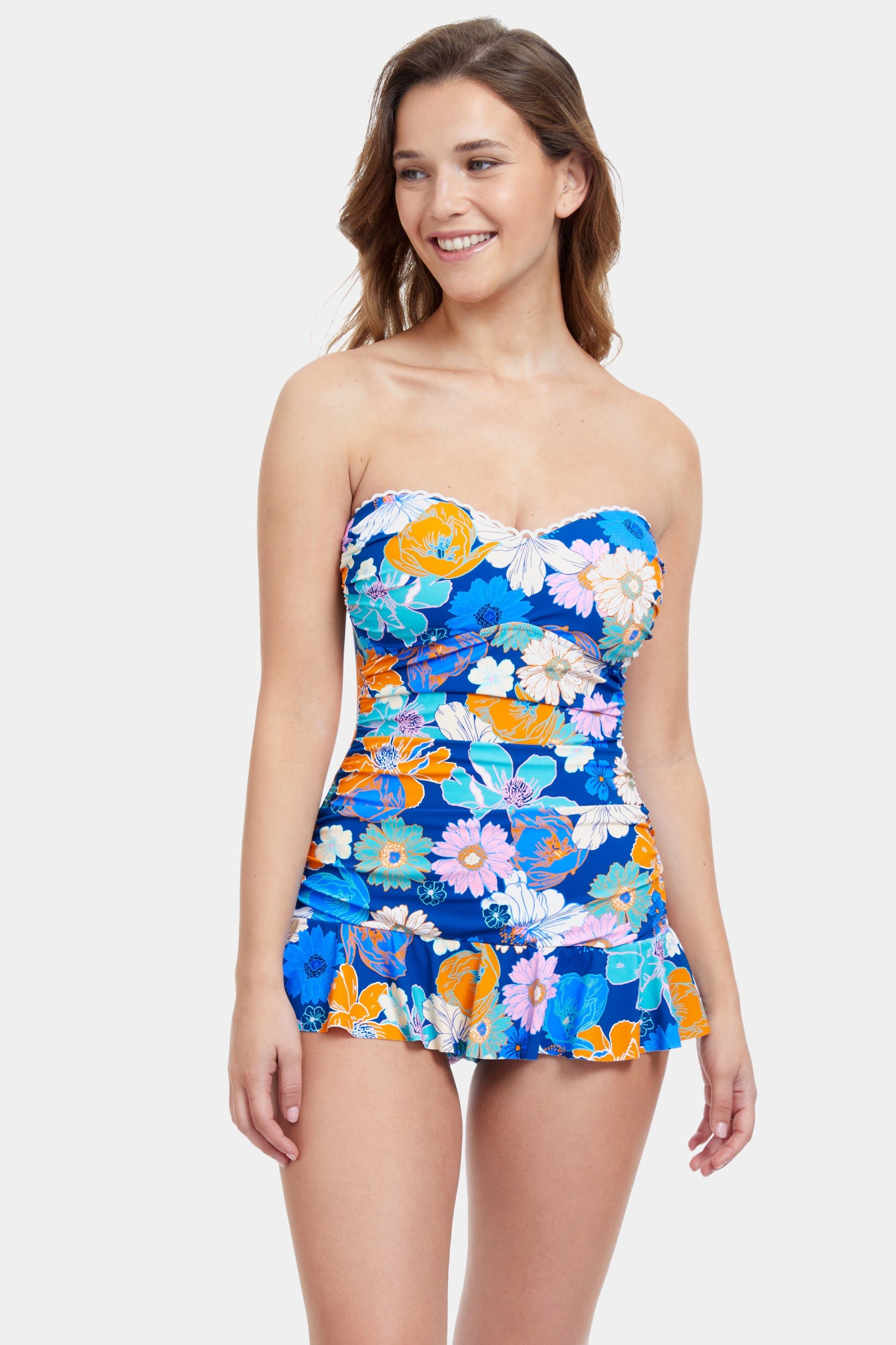 Rising Sun Bandeau Swimdress sold by Lord & Taylor