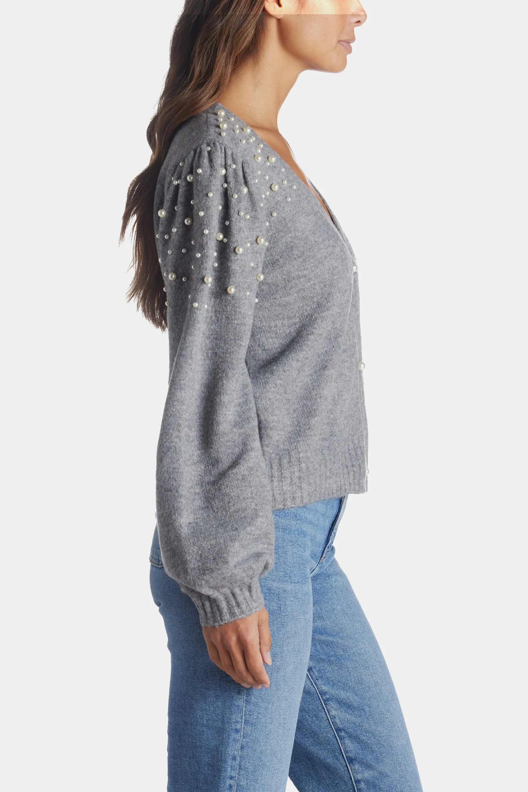 Ryan Pearl Cardigan sold by Lord & Taylor product image thumbnail 3