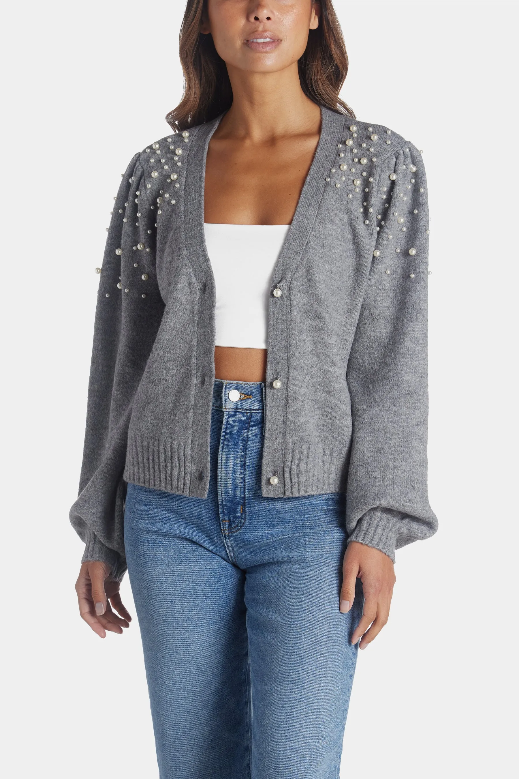 Ryan Pearl Cardigan sold by Lord & Taylor