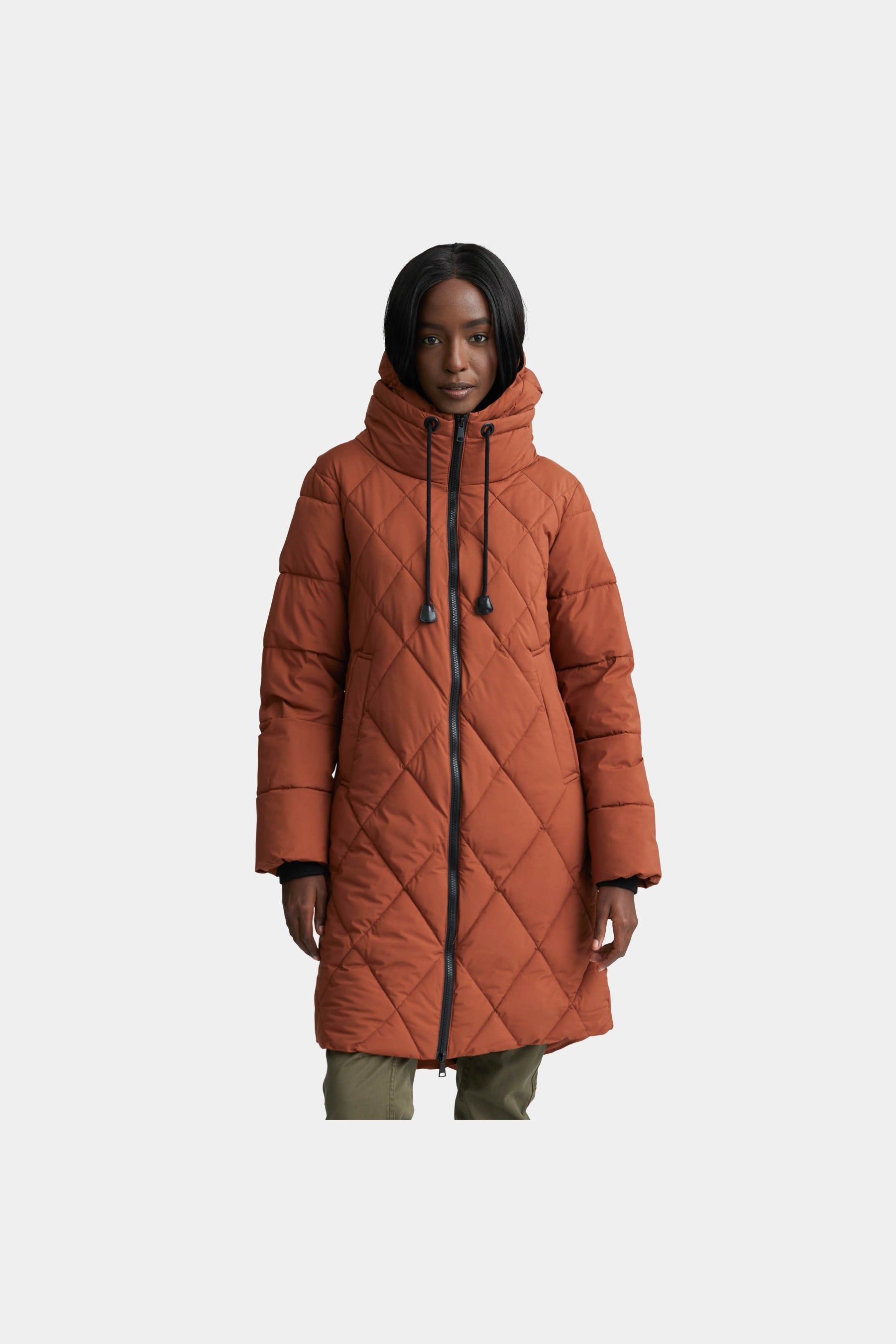 Mixed Quilted Hooded Puffer Coat sold by Lord & Taylor product image thumbnail 4