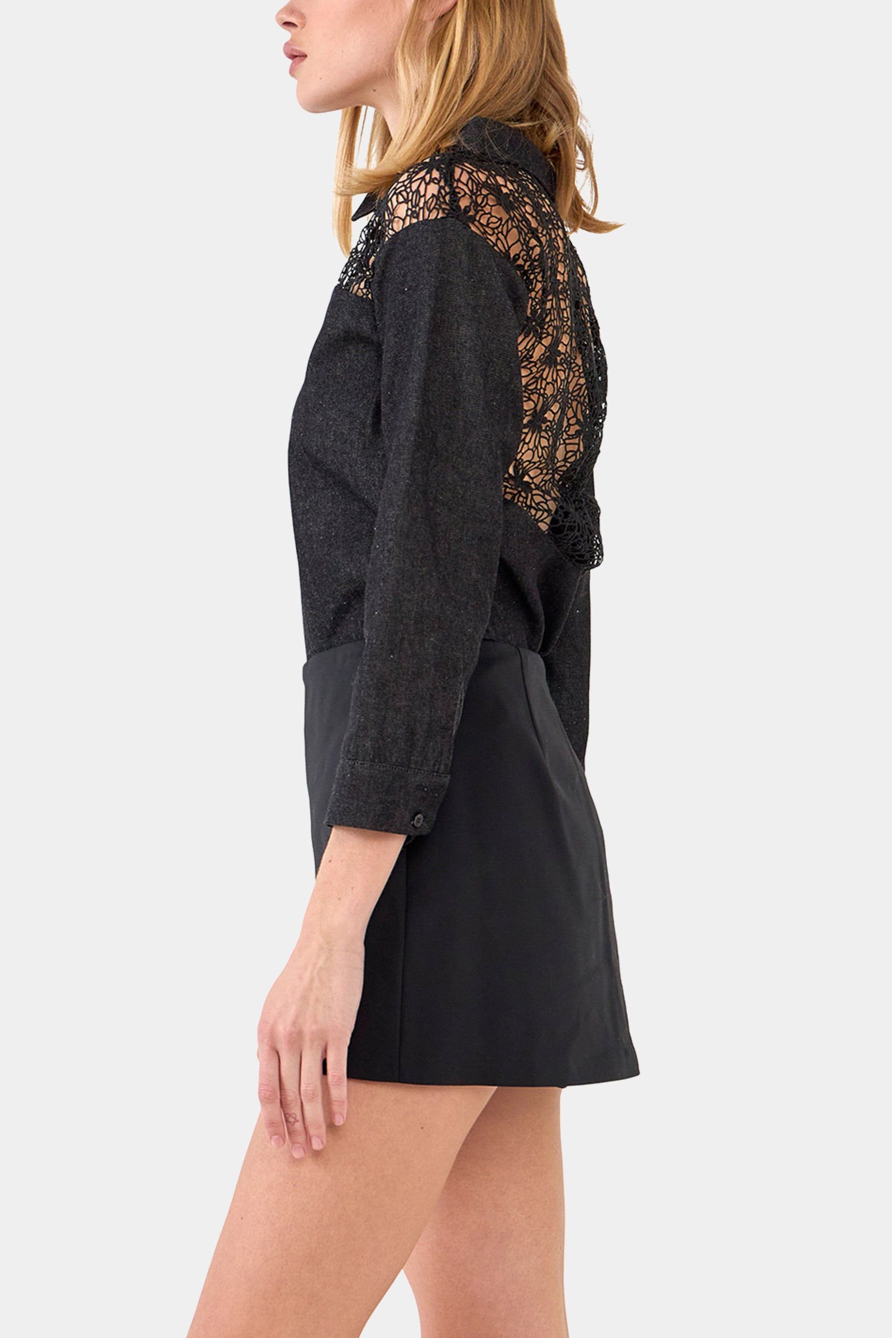 Long Sleeves Lace Shirt sold by Lord & Taylor product image thumbnail 5