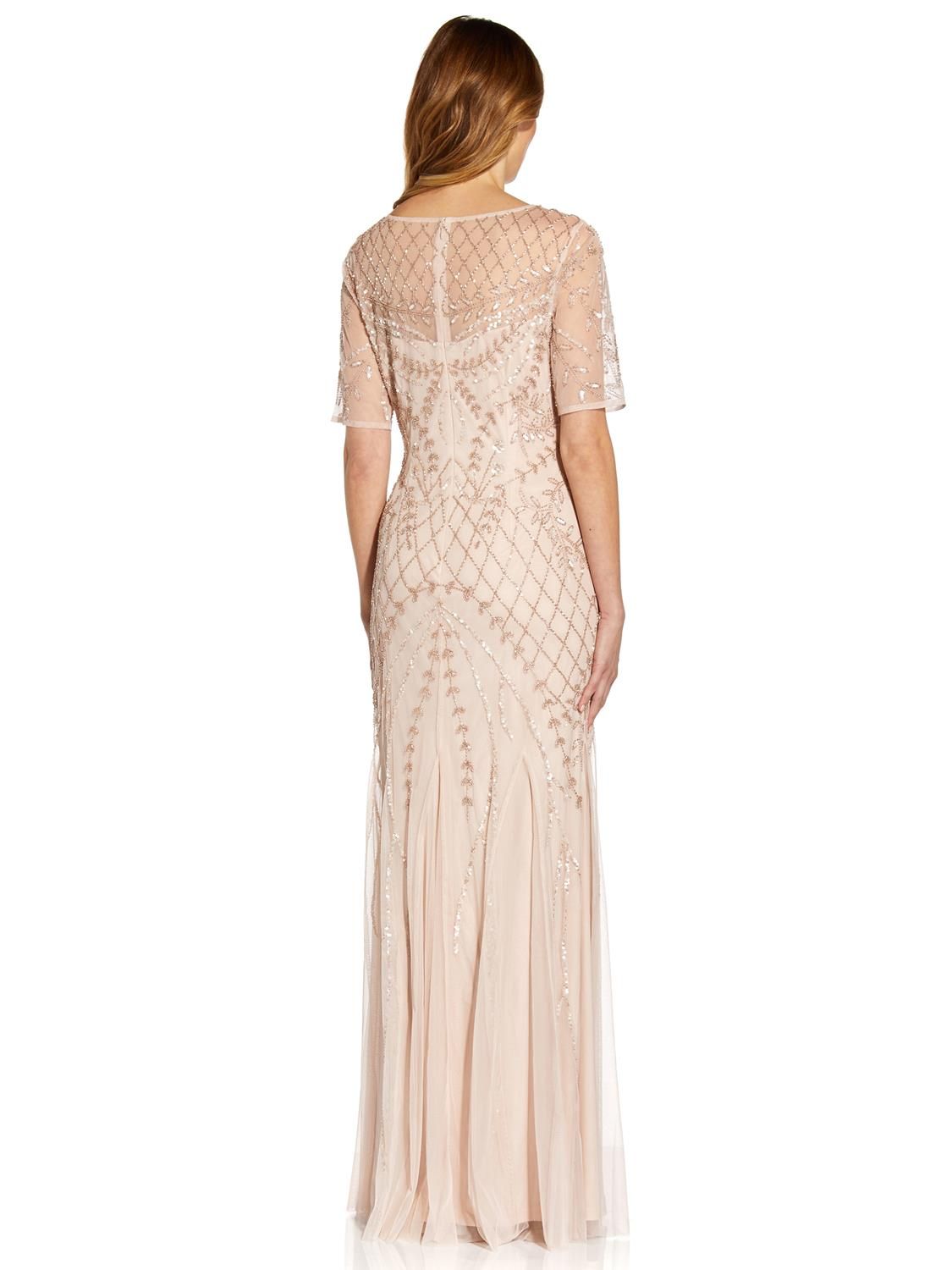 Short Sleeve Beaded Gown sold by Lord & Taylor product image thumbnail 2