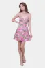 SLVLS EMBROIDERED ORGANZA FLORAL MINI DRESS sold by Lord & Taylor