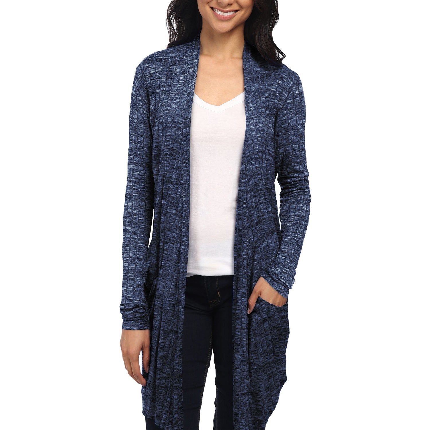 Long Sleeve Open-Front Cardigan sold by Lord & Taylor product image thumbnail 16