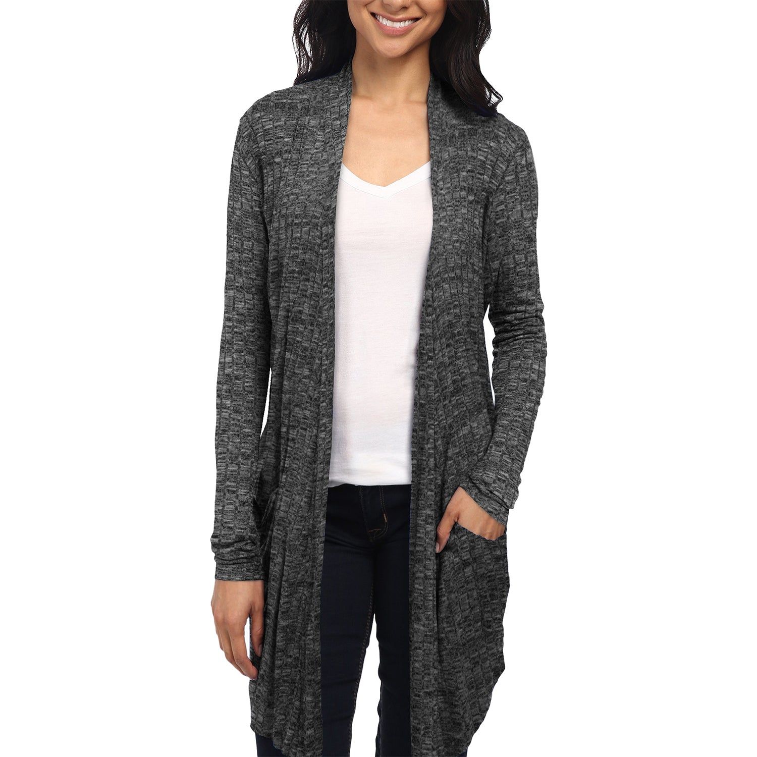 Long Sleeve Open-Front Cardigan sold by Lord & Taylor product image thumbnail 33