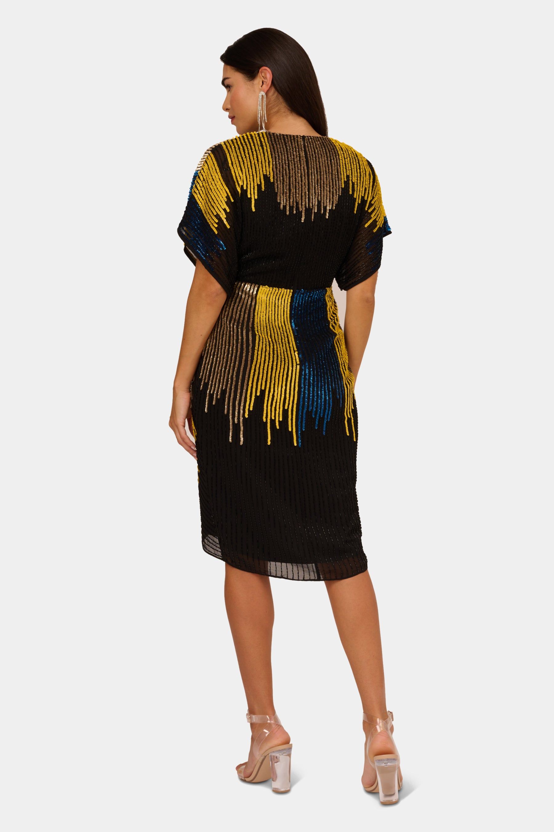 Beaded Dolman Sleeve Faux Wrap sold by Lord & Taylor product image thumbnail 3