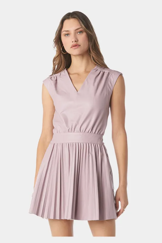 V-Neck Pleated Dress sold by Lord & Taylor