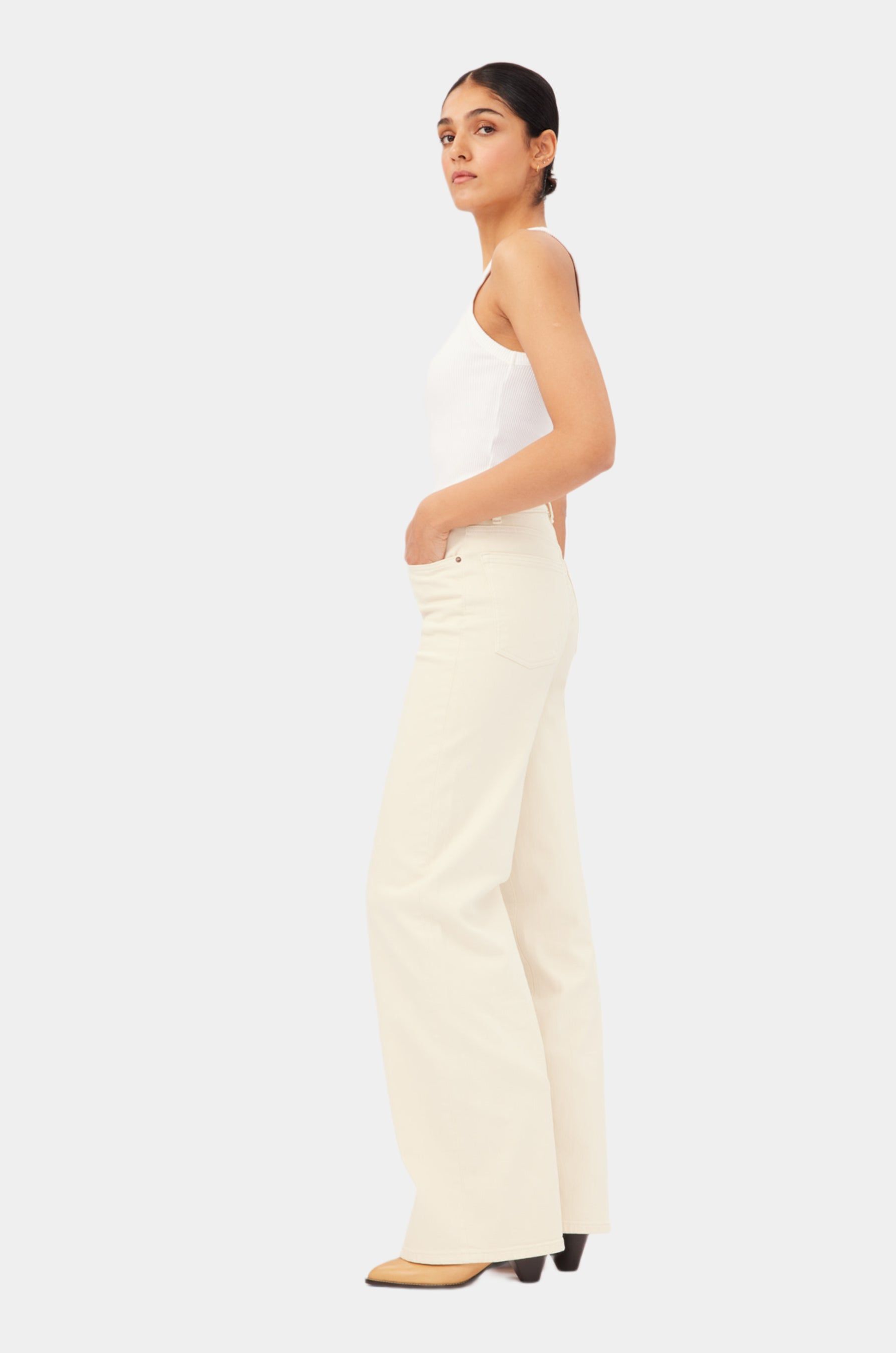 HOU - Relaxed Wide Leg Jeans sold by Lord & Taylor product image thumbnail 4