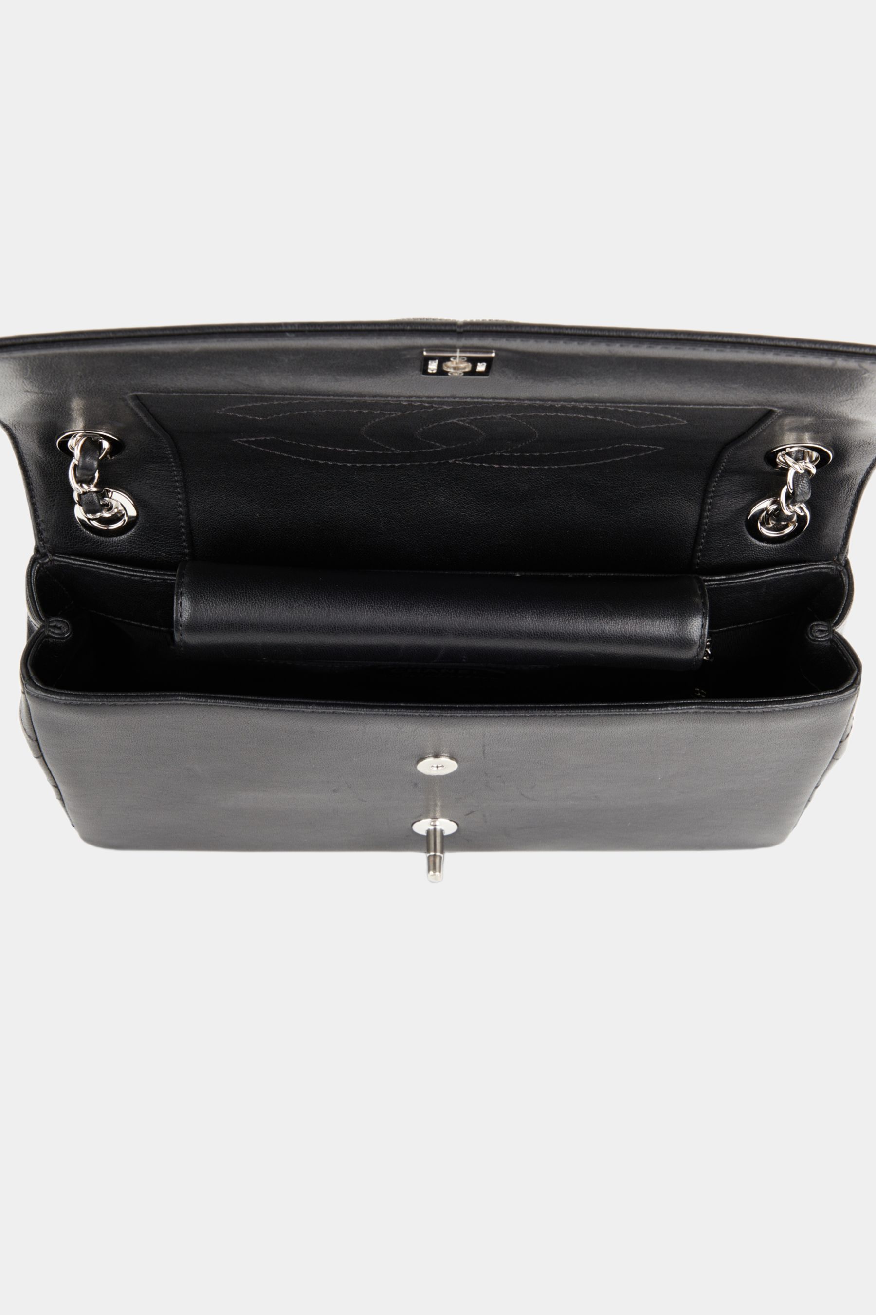 Sheepskin Enamel CC Flap Bag sold by Lord & Taylor product image thumbnail 5