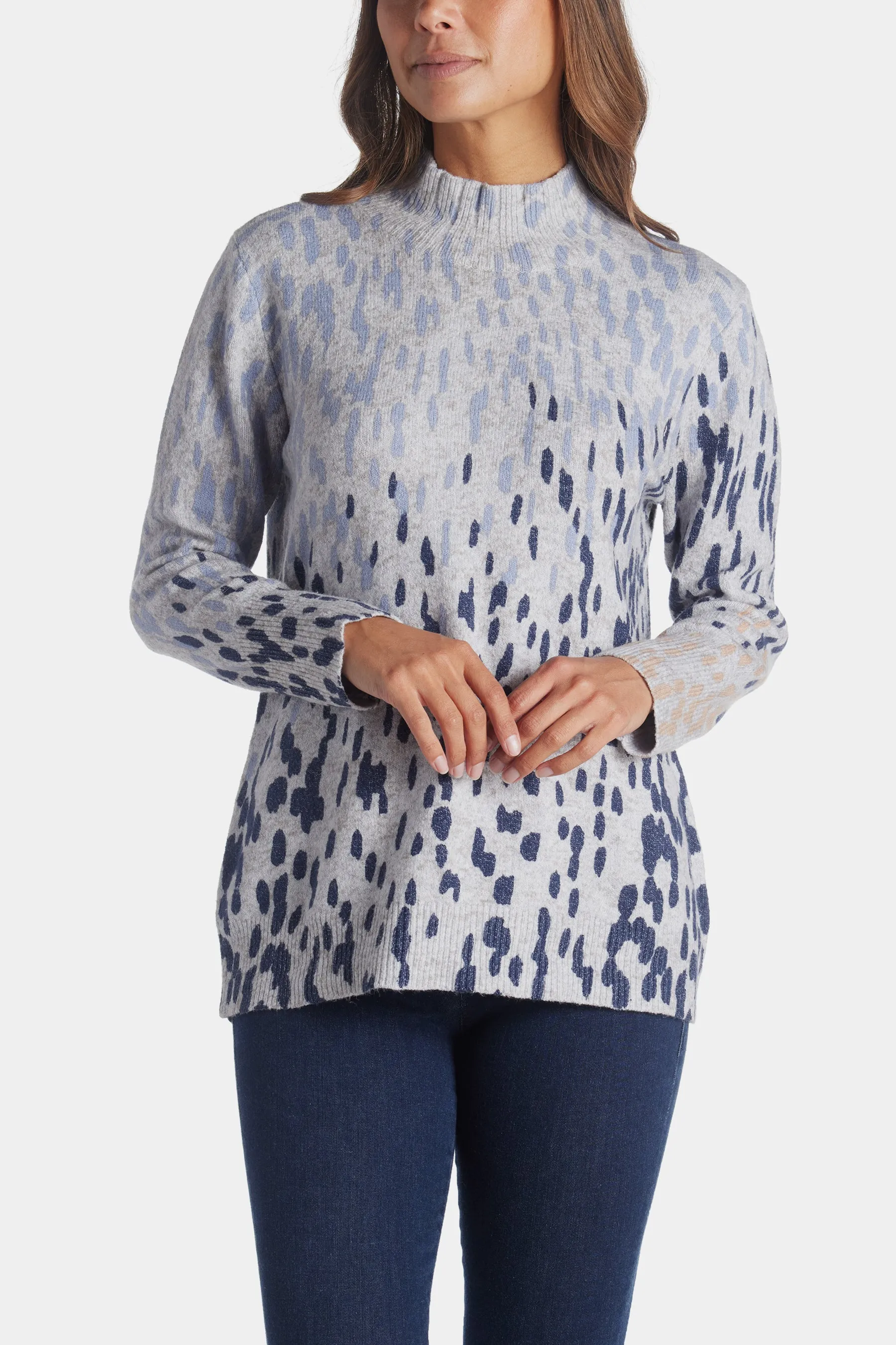 Cozy Up Spotted Turtleneck sold by Lord & Taylor product image thumbnail 3