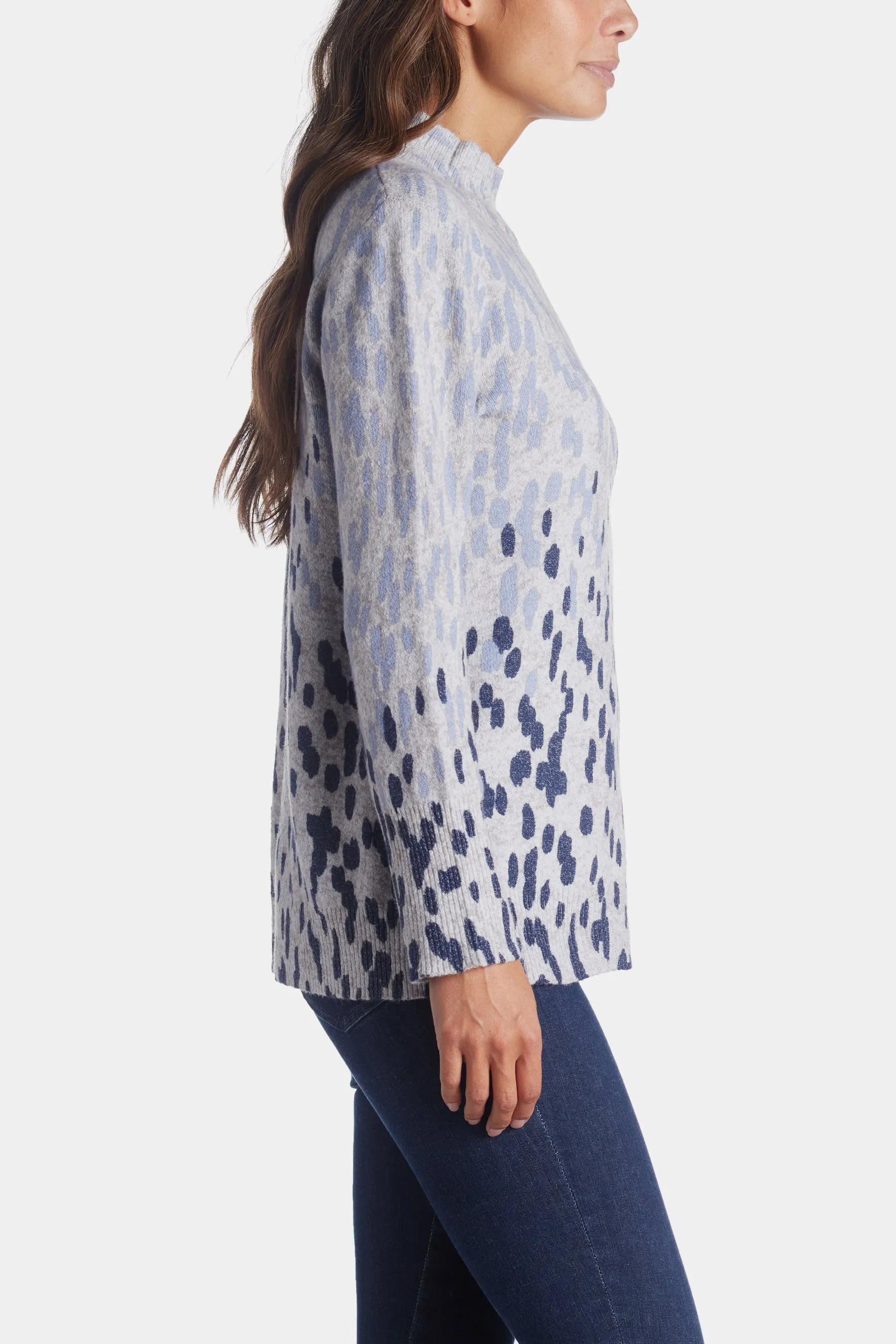 Cozy Up Spotted Turtleneck sold by Lord & Taylor product image thumbnail 4