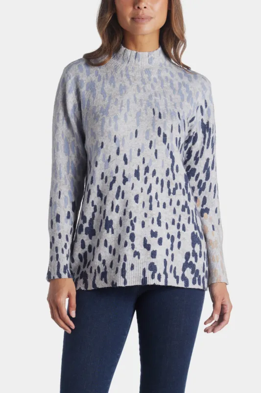Cozy Up Spotted Turtleneck sold by Lord & Taylor