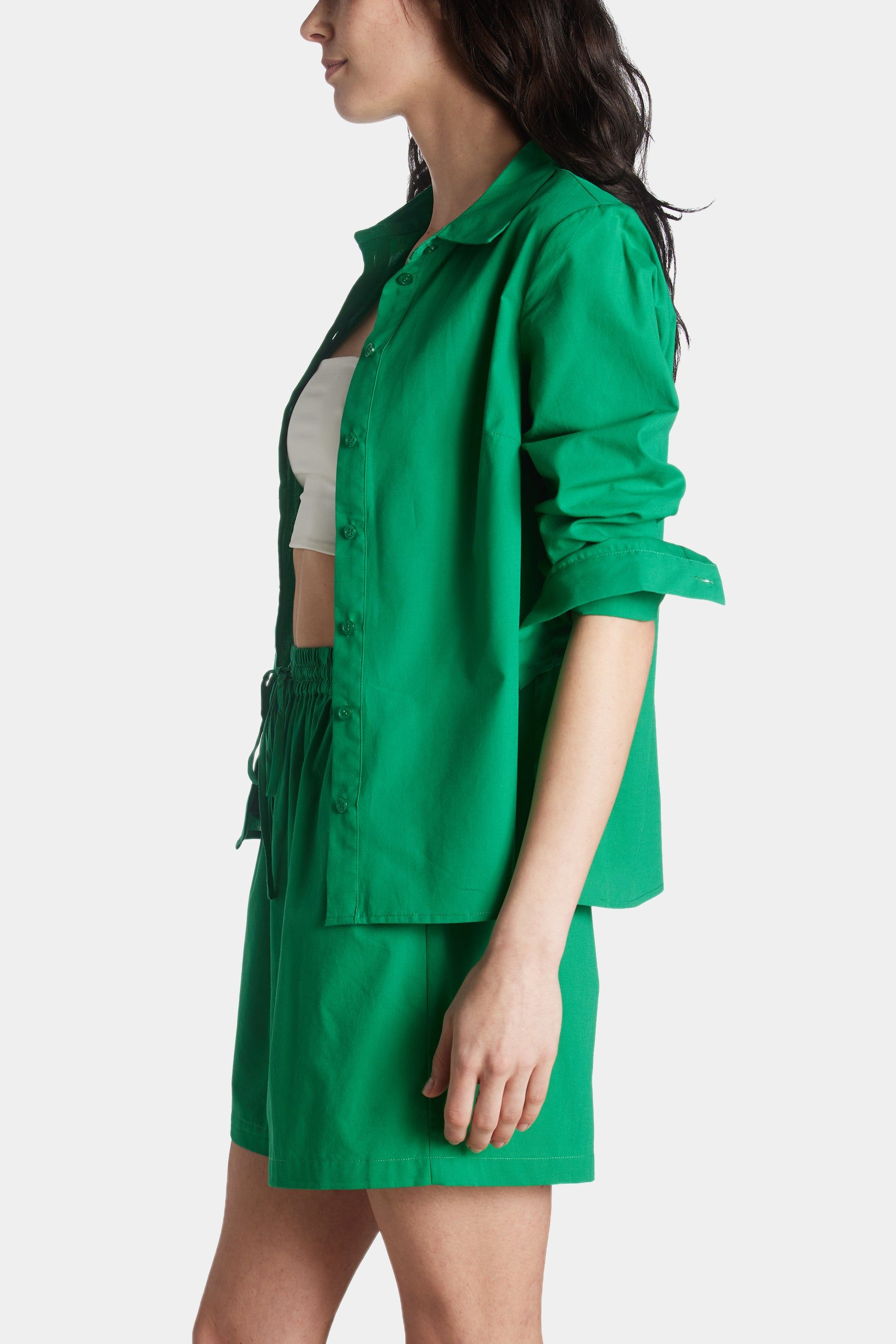 Classic Long Sleeve Oversized Button Front Shirt sold by Lord & Taylor product image thumbnail 10