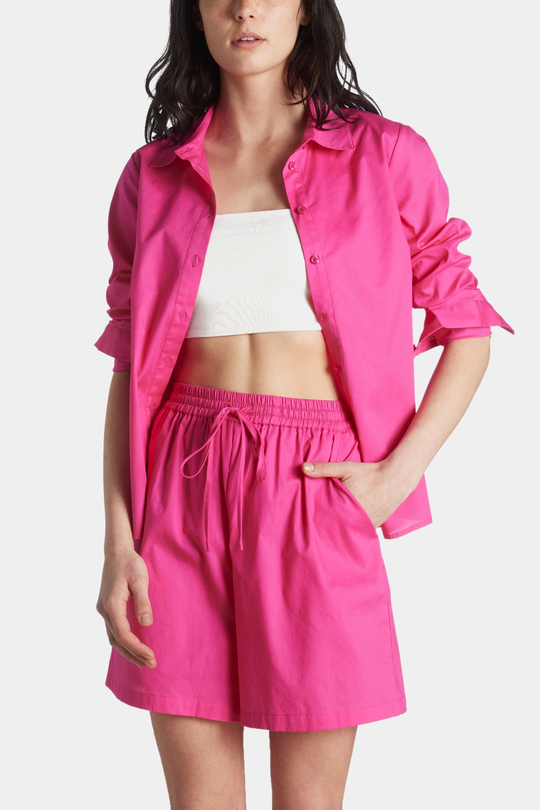 Classic Long Sleeve Oversized Button Front Shirt sold by Lord & Taylor product image thumbnail 2