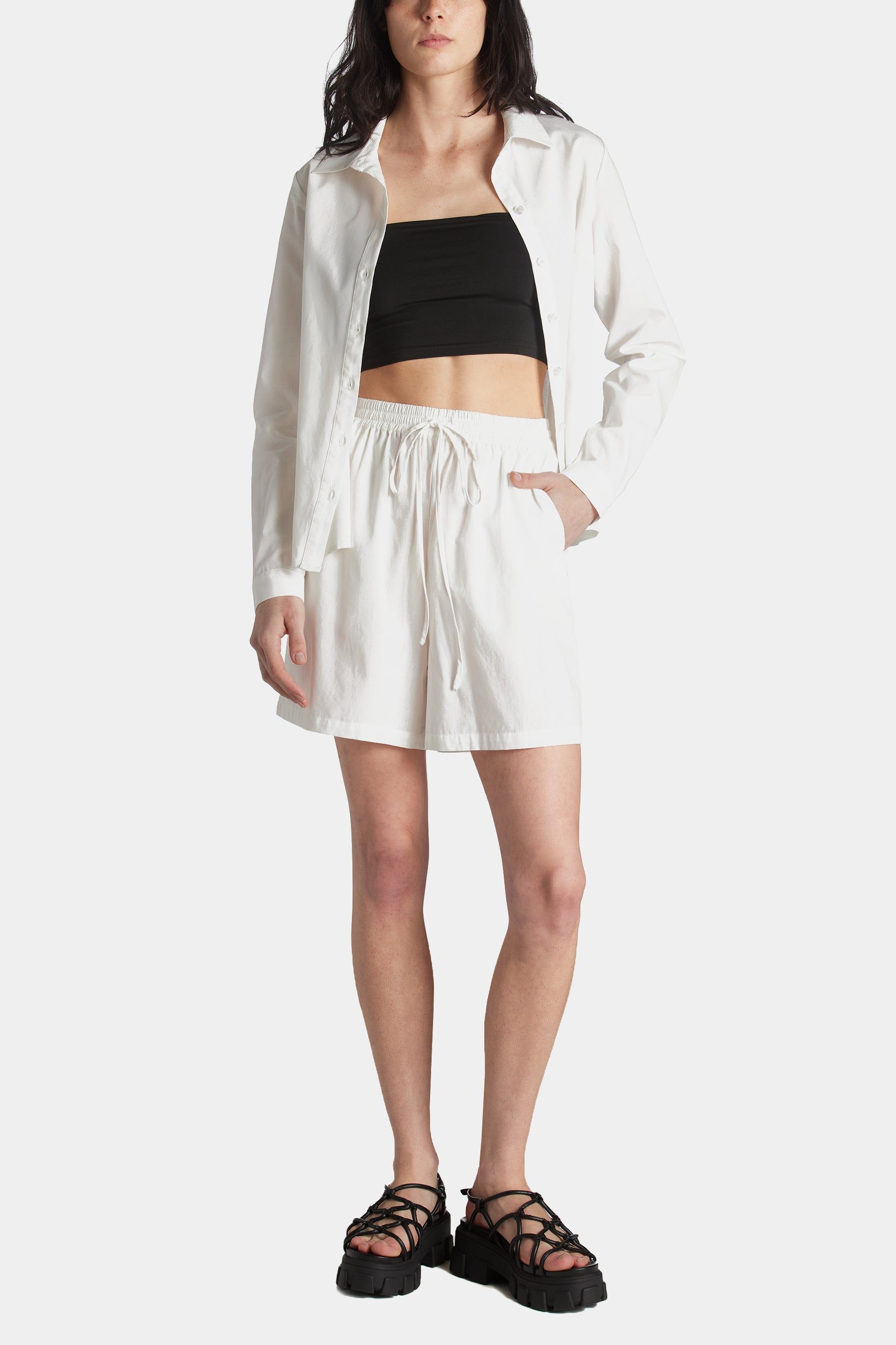 Classic Long Sleeve Oversized Button Front Shirt sold by Lord & Taylor product image thumbnail 15