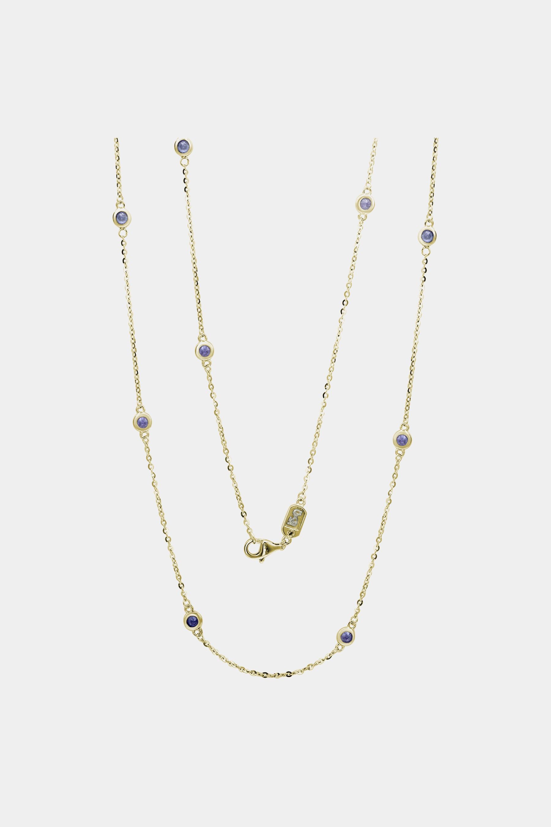 Tanzanite Station Necklace sold by Lord & Taylor product image thumbnail 2