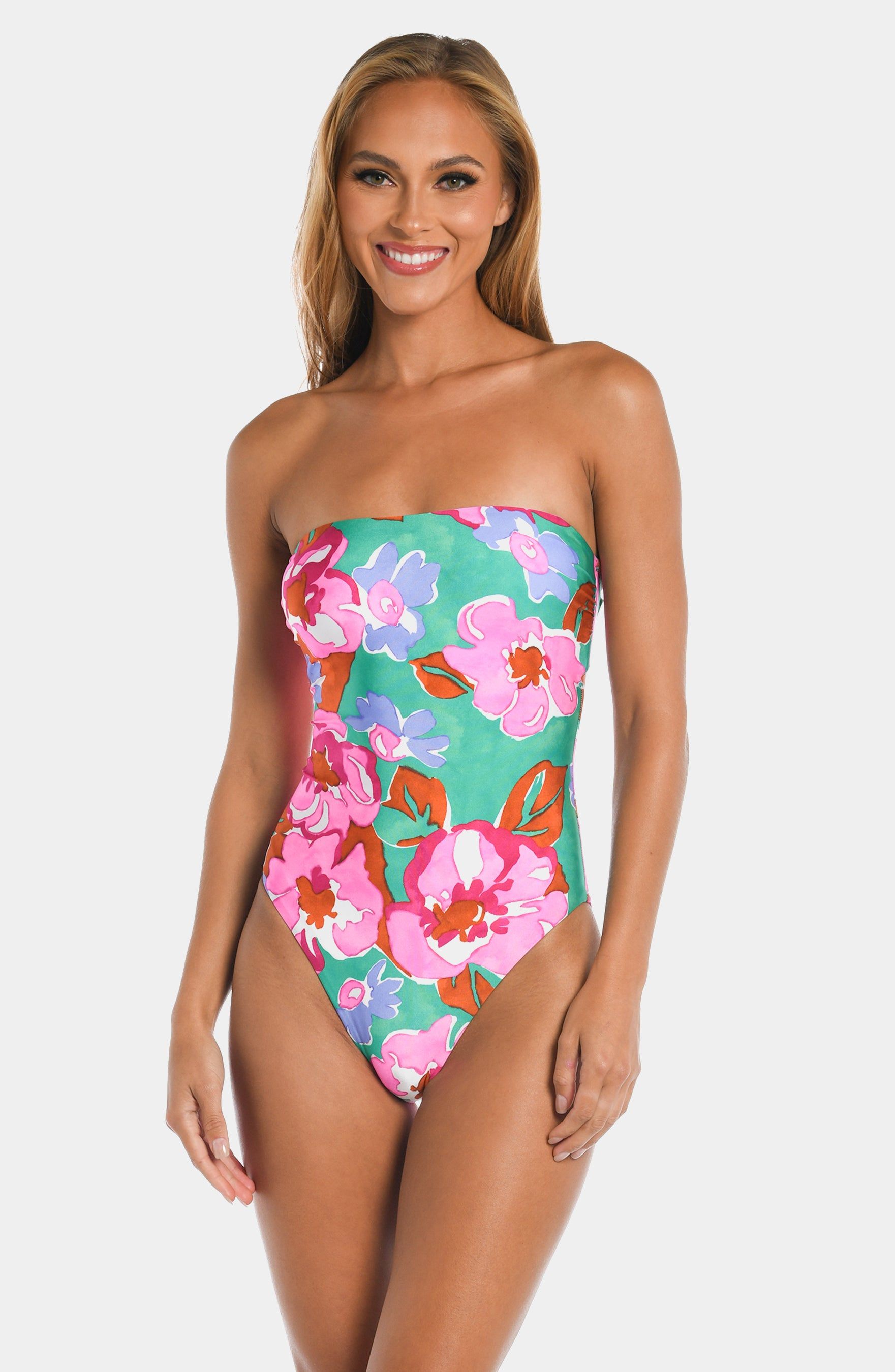 Summer Love Bandeau One Piece sold by Lord & Taylor product image thumbnail 3