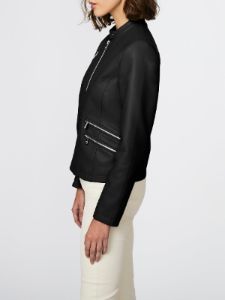 Faux Leather Moto Jacket sold by Lord & Taylor