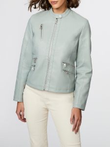 Faux Leather Moto Jacket sold by Lord & Taylor