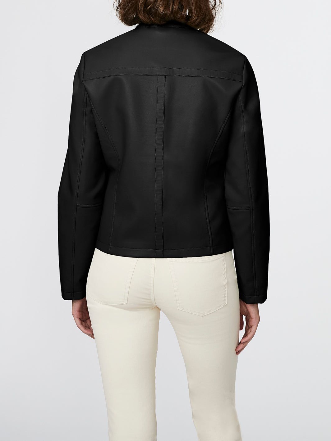 Faux Leather Moto Jacket sold by Lord & Taylor product image thumbnail 3