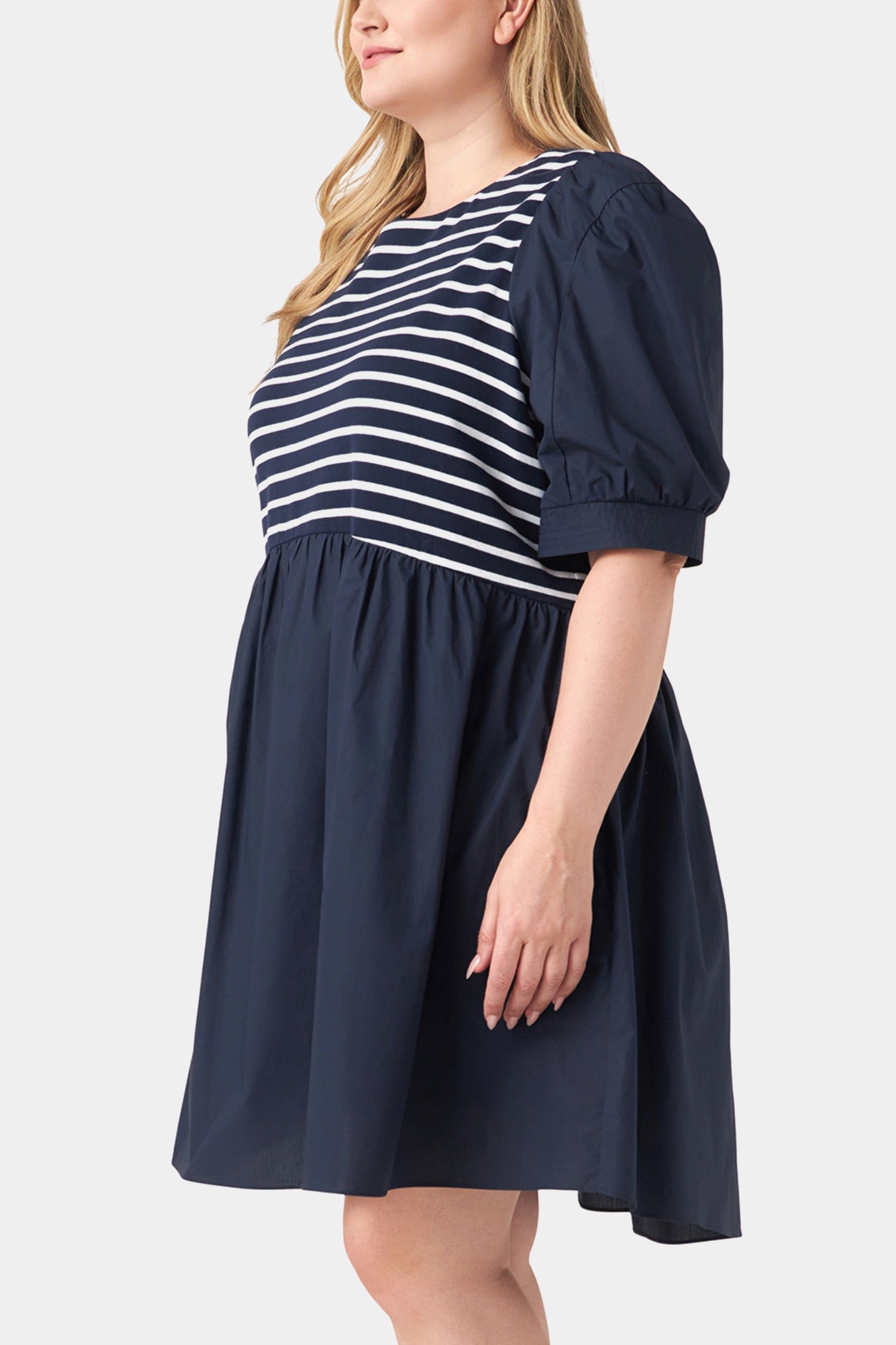 High Low Knit Combo Dress sold by Lord & Taylor product image thumbnail 3