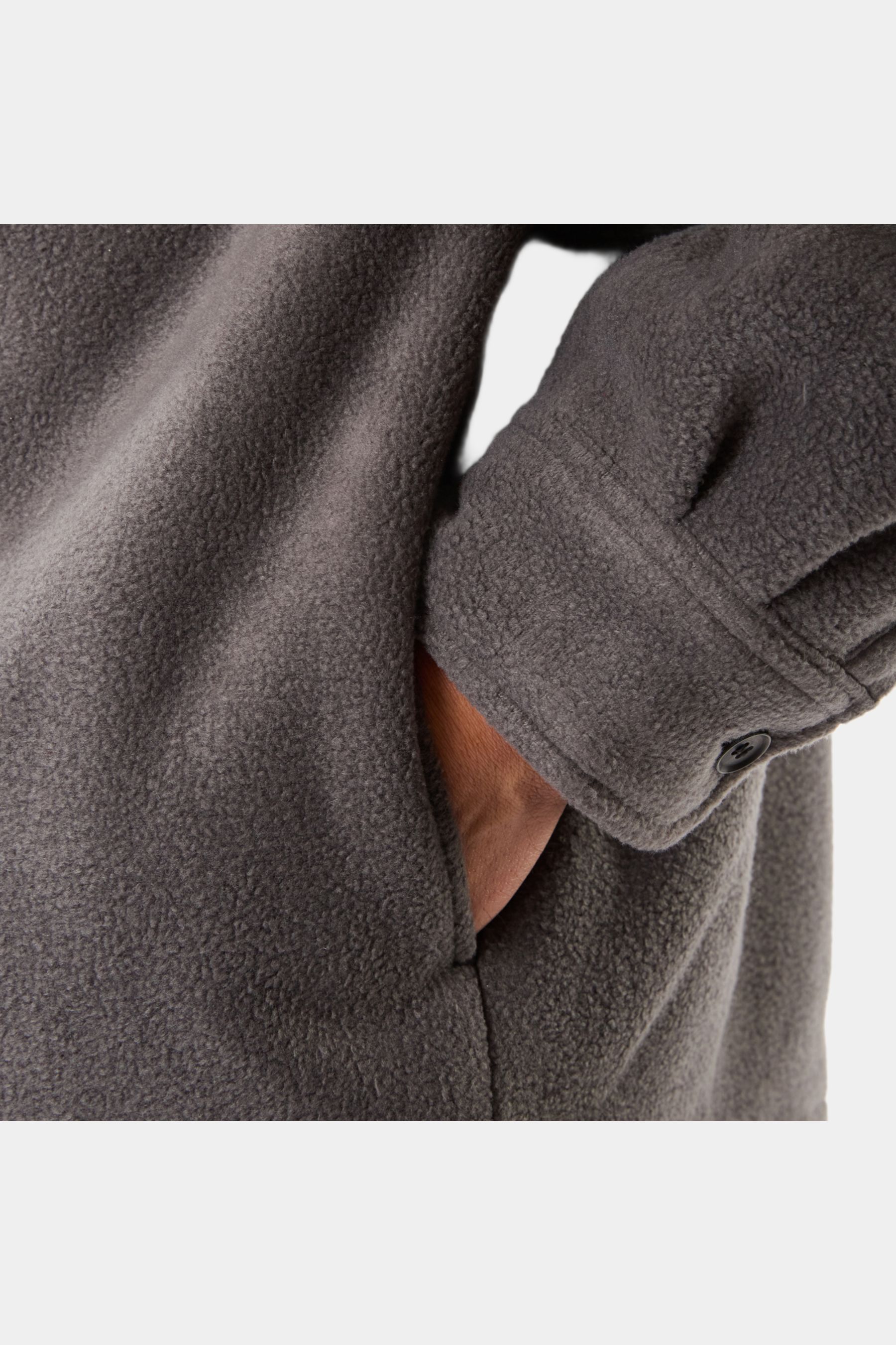 Sherpa-Lined Fleece Shirt Jacket sold by Lord & Taylor product image thumbnail 4