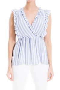 Ruffle Detail V-Neck Top sold by Lord & Taylor