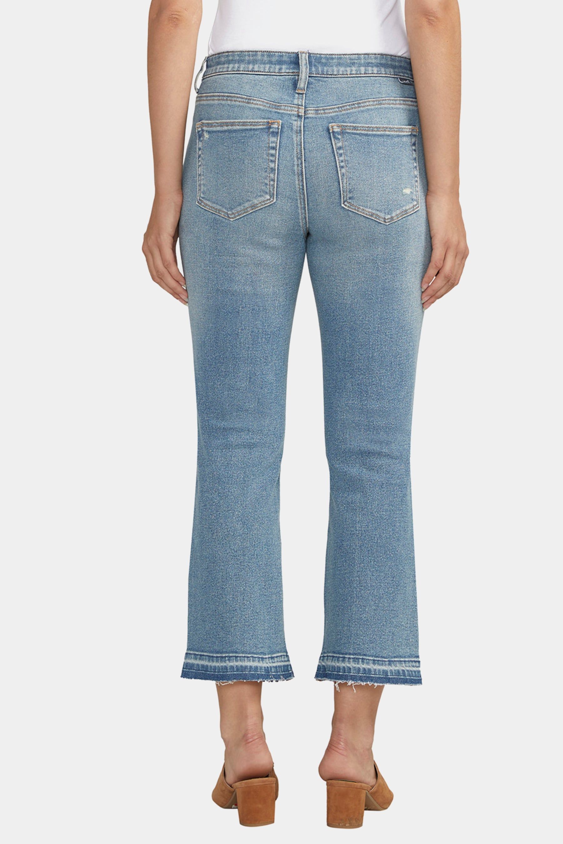 JAG Plus Size Eloise Mid Rise Cropped Bootcut Jeans sold by Lord & Taylor product image thumbnail 4