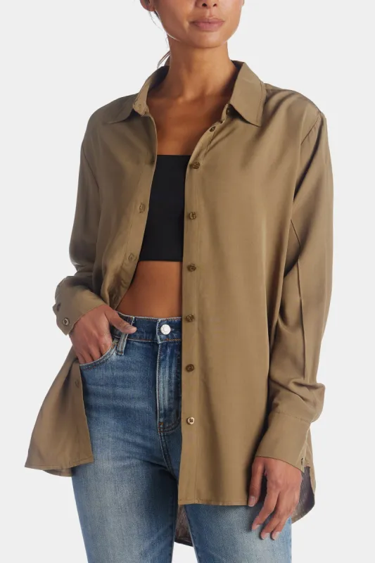 Sianna Open Back Tencel Shirt sold by Lord & Taylor