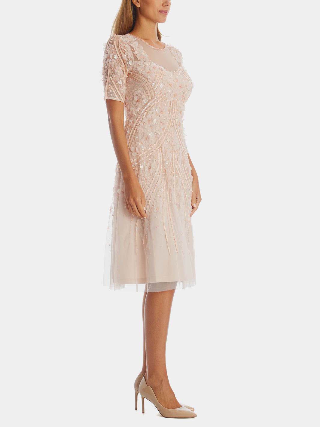 3D Floral Midi Dress sold by Lord & Taylor product image thumbnail 7