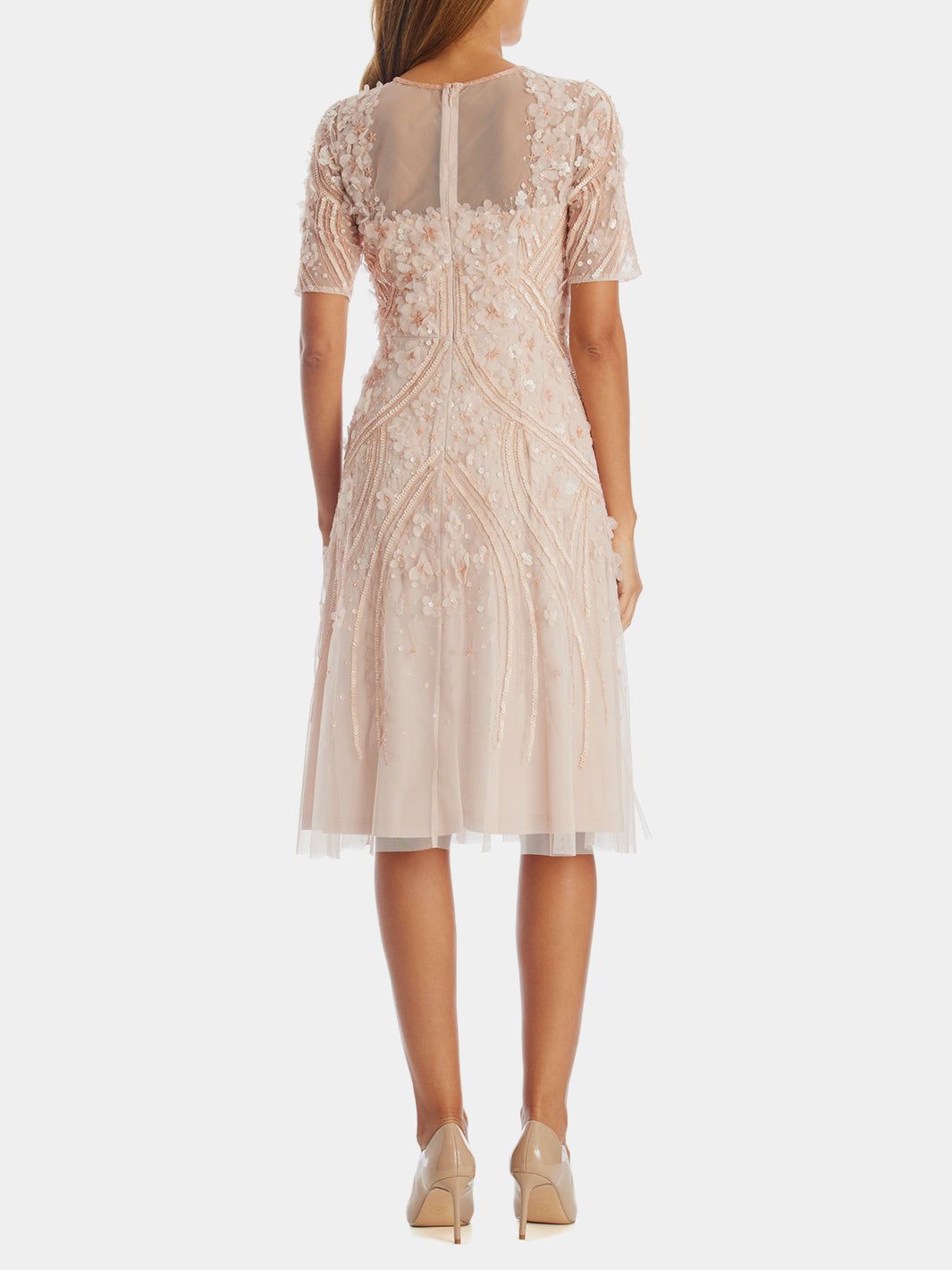 3D Floral Midi Dress sold by Lord & Taylor product image thumbnail 8