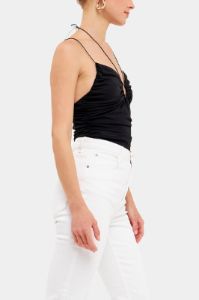 Slinky Cutout Ruched Top sold by Lord & Taylor