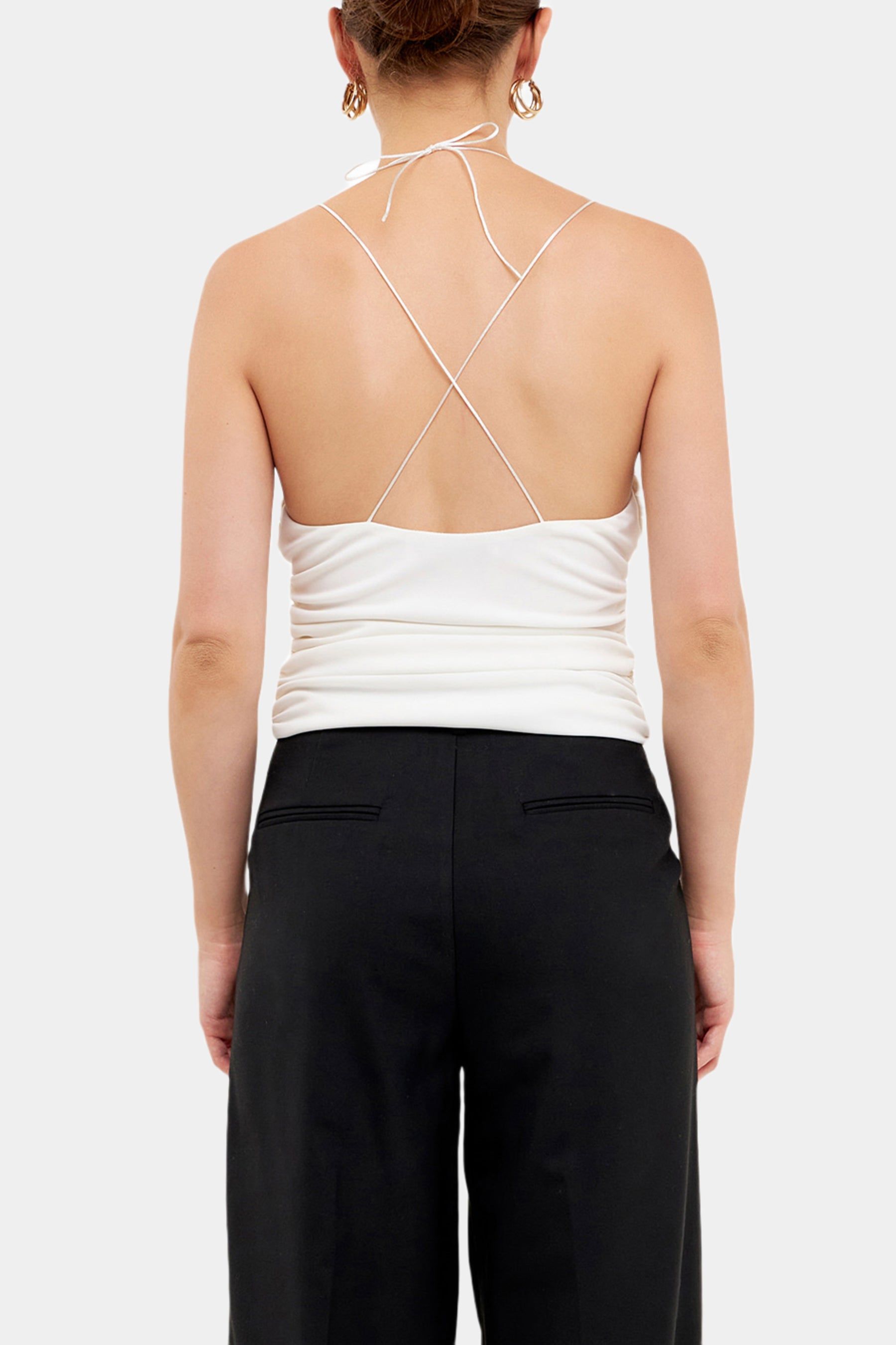 Slinky Cutout Ruched Top sold by Lord & Taylor product image thumbnail 8