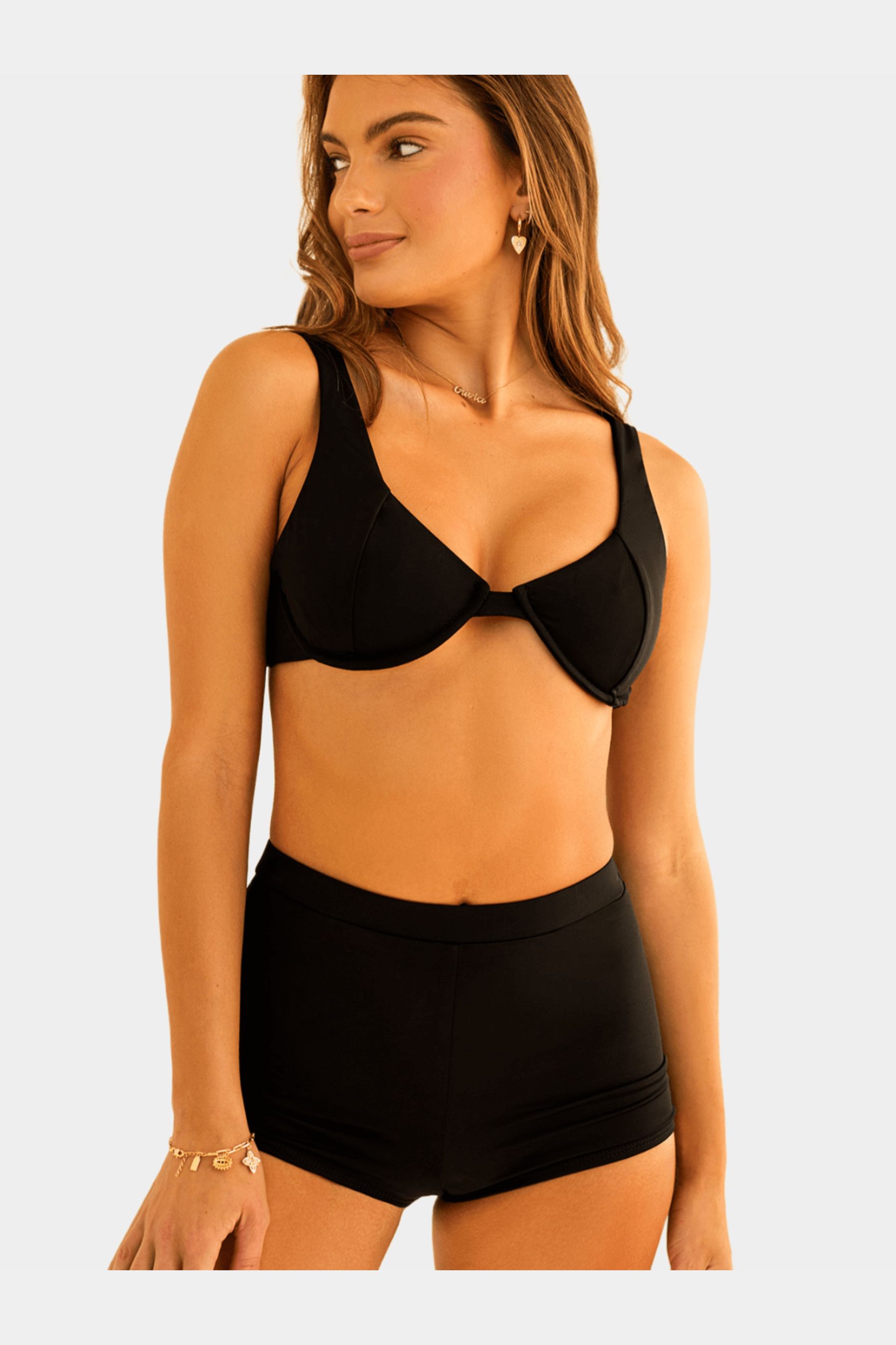 Farrah Elastic Waist Shorts sold by Lord & Taylor