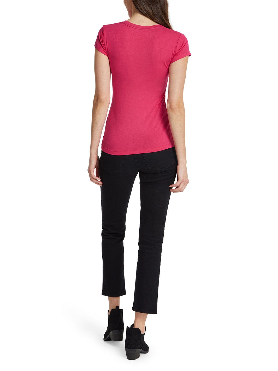 Bebe Pink Logo Graphic Tee sold by Lord & Taylor product image thumbnail 2